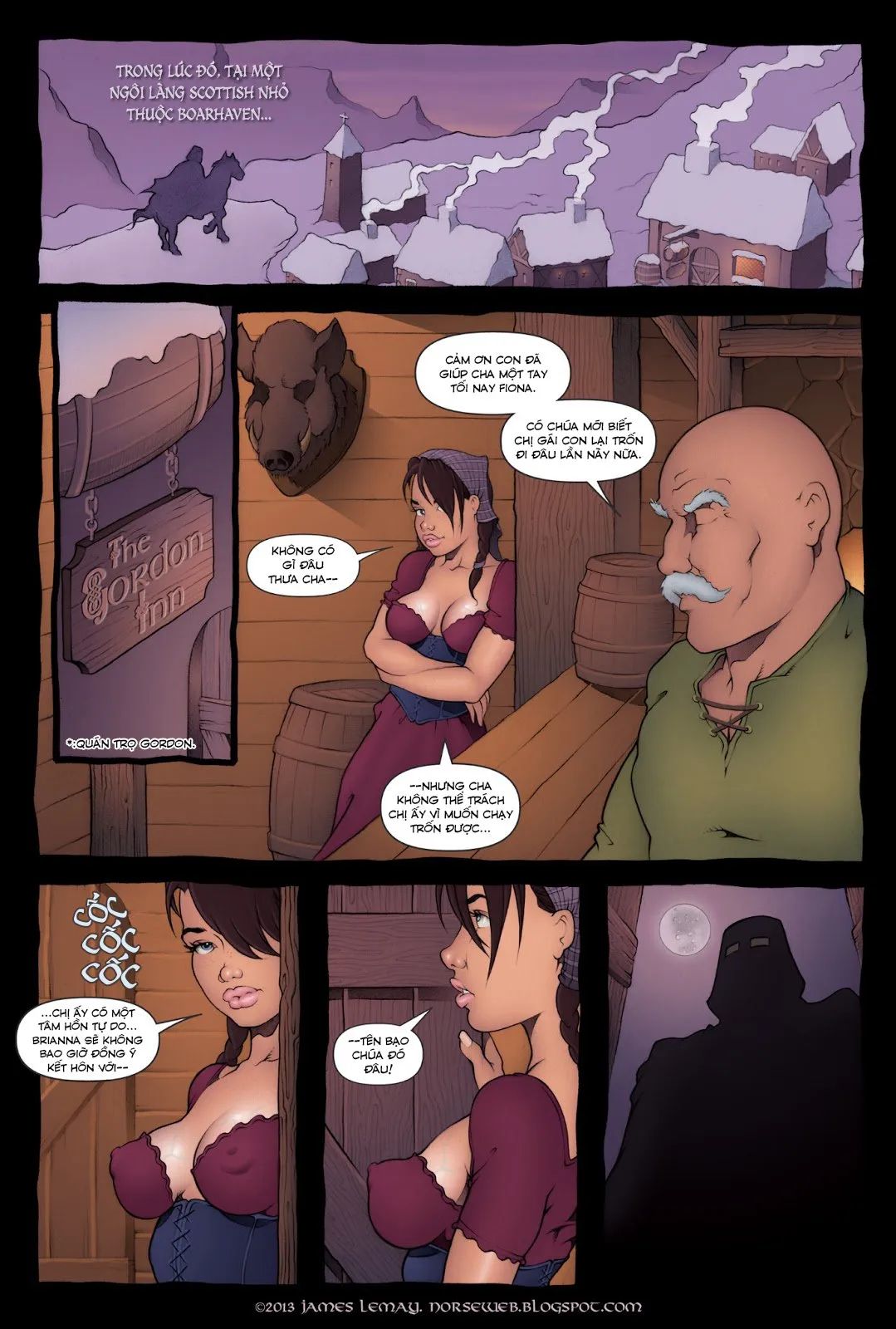 HentaiVN.net - Ảnh 15 - Bắc Âu thần thoại - Sự khởi đầu của Khiên Chiến Nữ [Norse- Dawn of The Shield Maiden] - Chap 2- Full màu