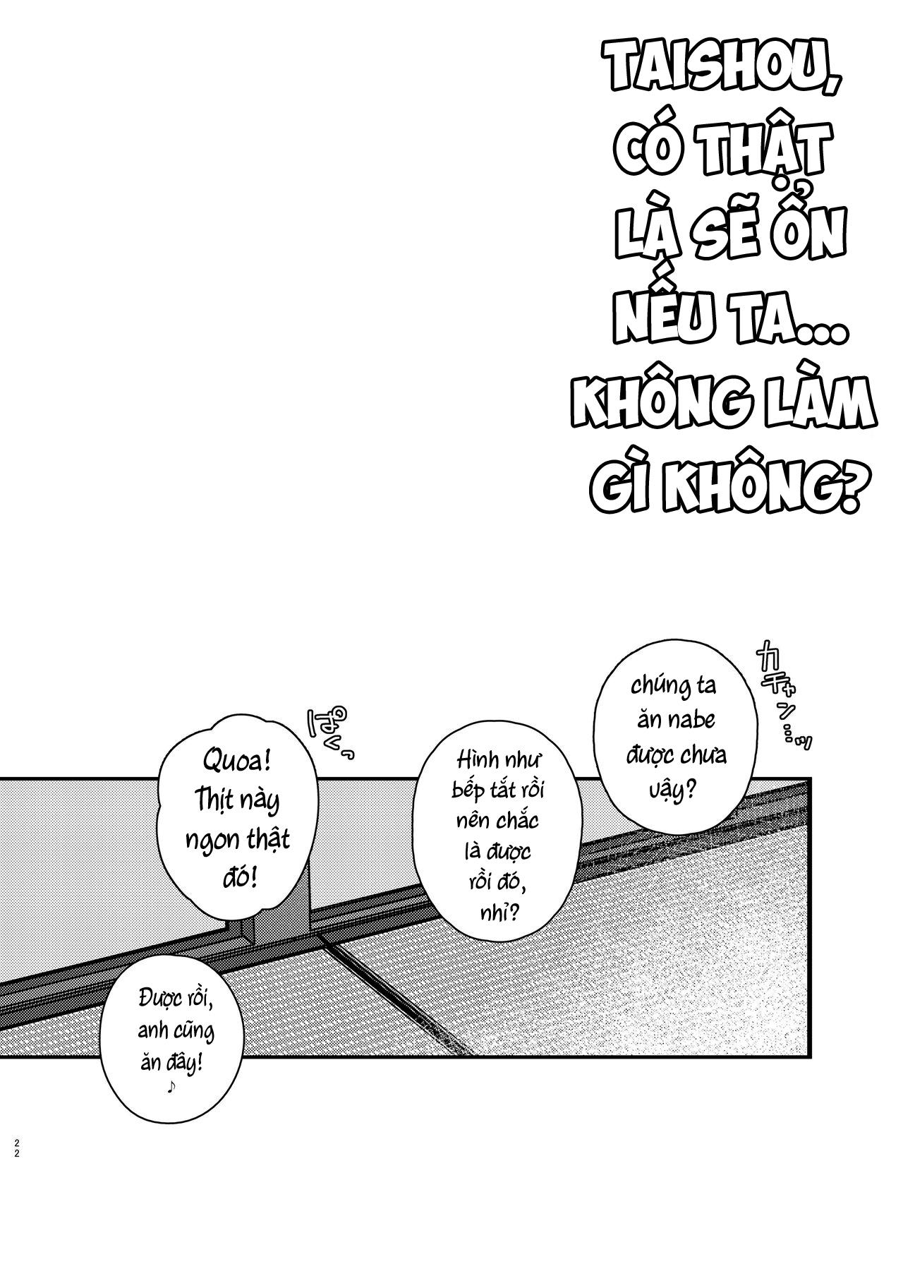 HentaiVN.net - Ảnh 21 - Taishou, bạn không cần phải làm gì cả - Oneshot