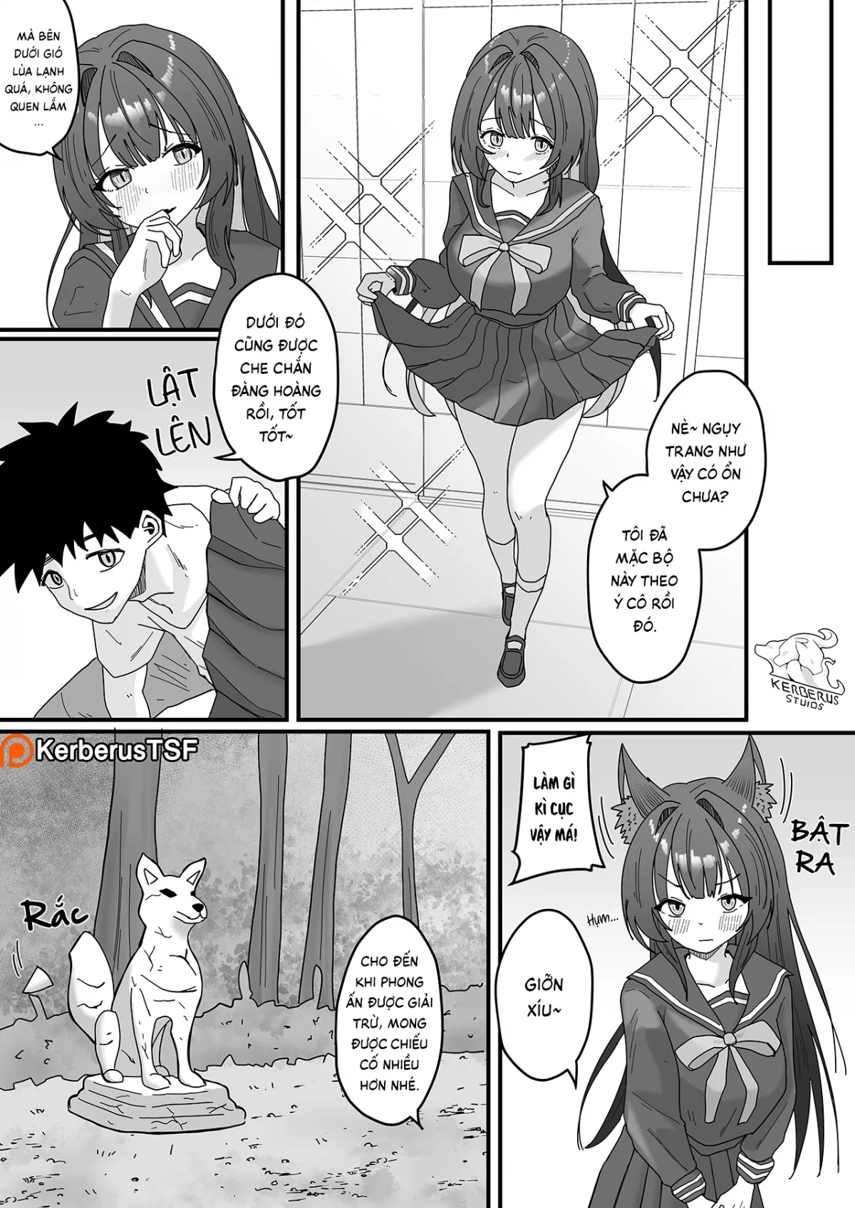HentaiVN.net - Ảnh 17 - Hồ ly quyến rũ kia... là mình ư? [色狐是...我？; This fox is… me? ; エロ狐は...俺？] - Oneshot