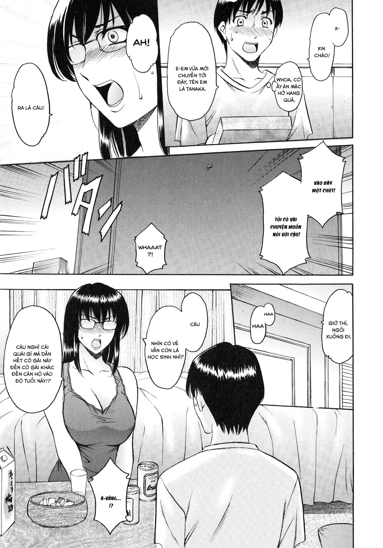 HentaiVN.net - Ảnh 10 - Yuuwaku no Toshiue Apartment - Chap 2