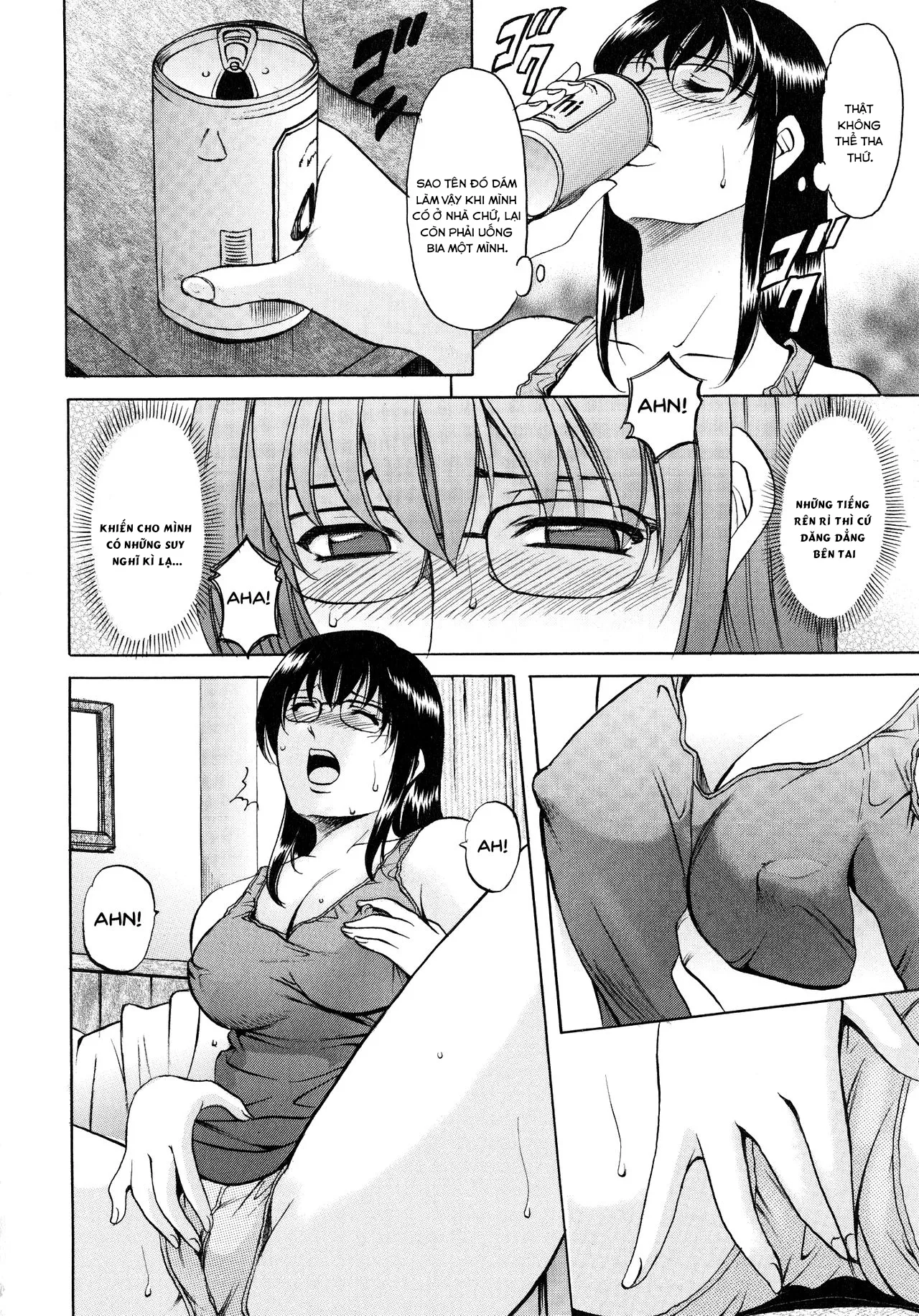 HentaiVN.net - Ảnh 7 - Yuuwaku no Toshiue Apartment - Chap 2