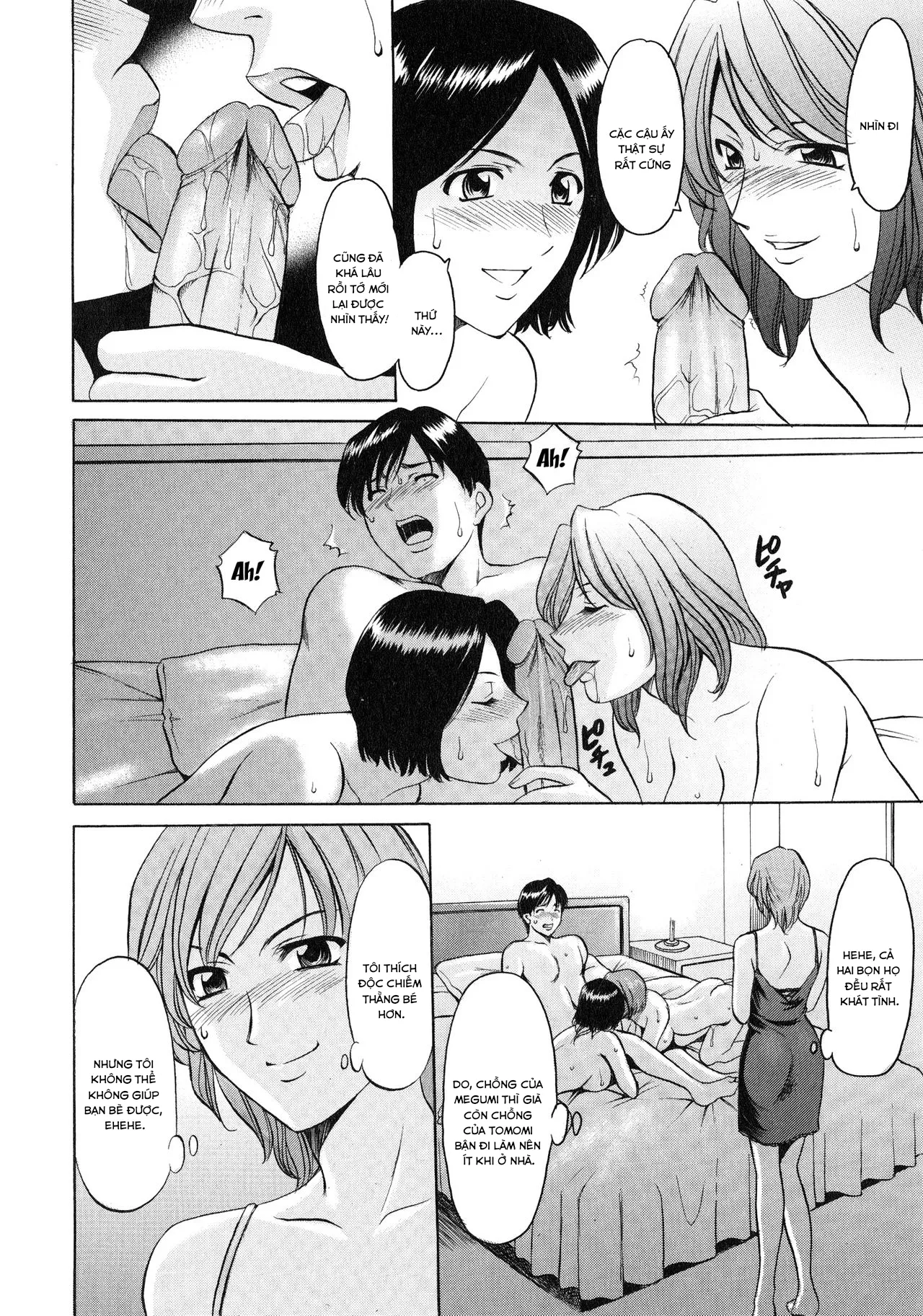 HentaiVN.net - Ảnh 11 - Yuuwaku no Toshiue Apartment - Chap 3