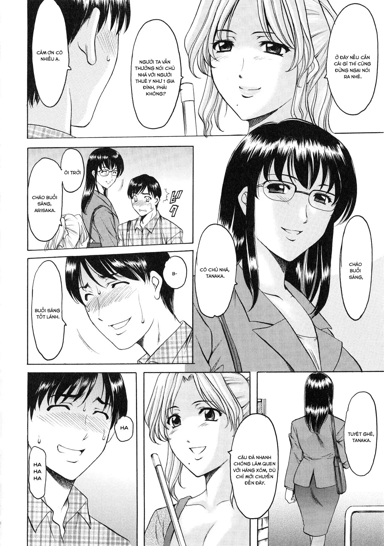 HentaiVN.net - Ảnh 3 - Yuuwaku no Toshiue Apartment - Chap 3