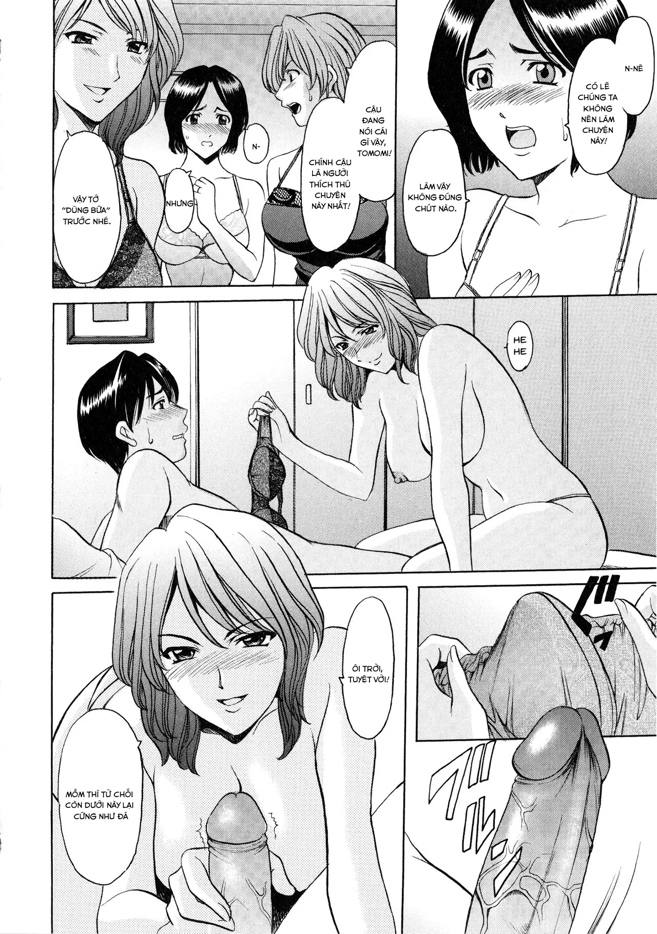 HentaiVN.net - Ảnh 9 - Yuuwaku no Toshiue Apartment - Chap 3