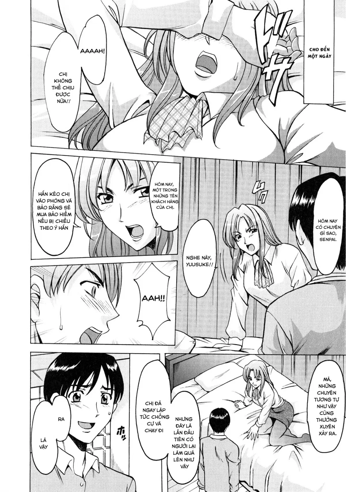 HentaiVN.net - Ảnh 7 - Yuuwaku no Toshiue Apartment - Chap 4