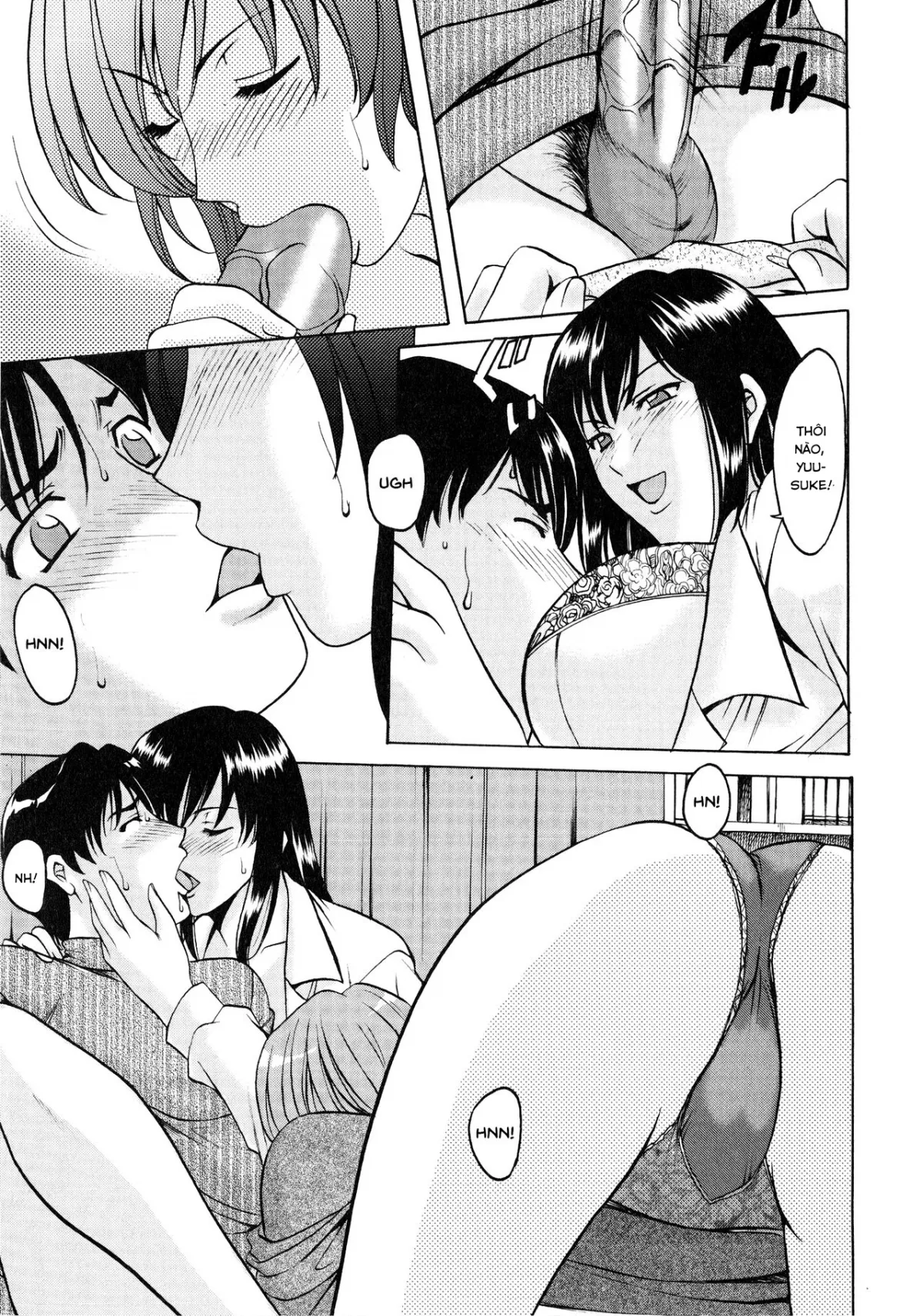 HentaiVN.net - Ảnh 10 - Yuuwaku no Toshiue Apartment - Chap 5