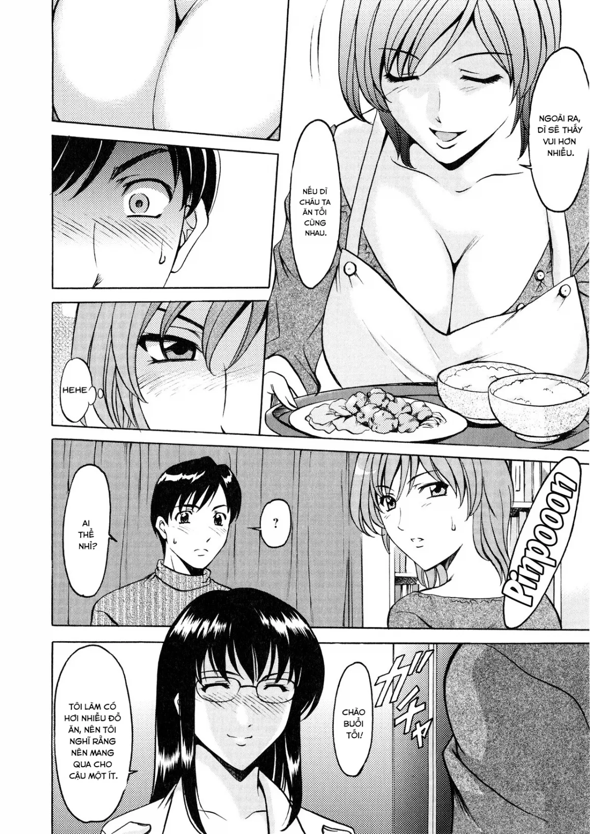 HentaiVN.net - Ảnh 5 - Yuuwaku no Toshiue Apartment - Chap 5