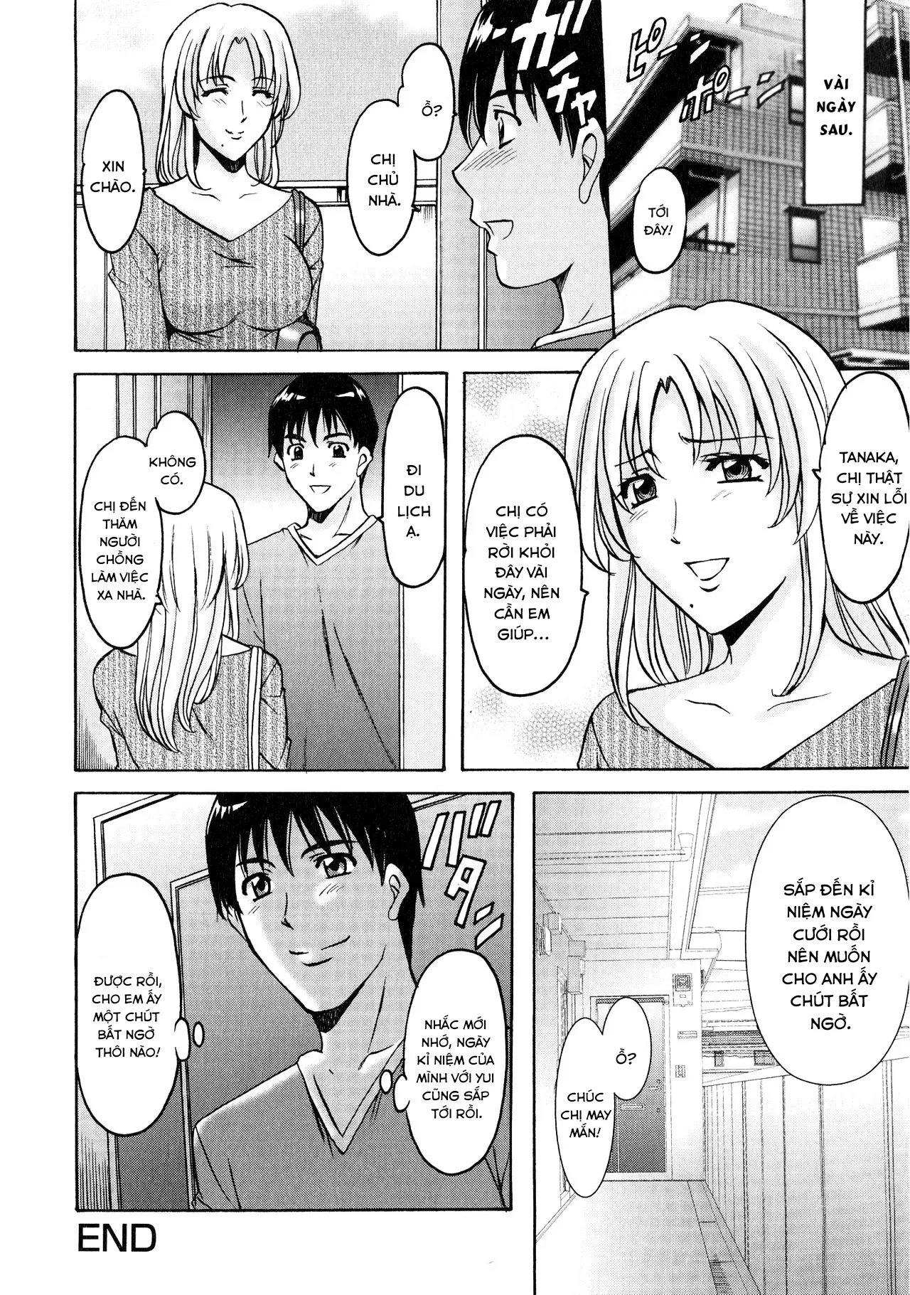 HentaiVN.net - Ảnh 21 - Yuuwaku no Toshiue Apartment - Chap 6