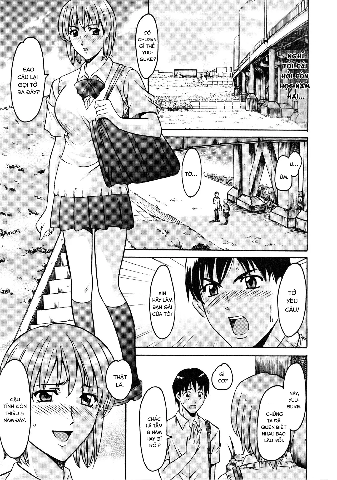 HentaiVN.net - Ảnh 4 - Yuuwaku no Toshiue Apartment - Chap 6