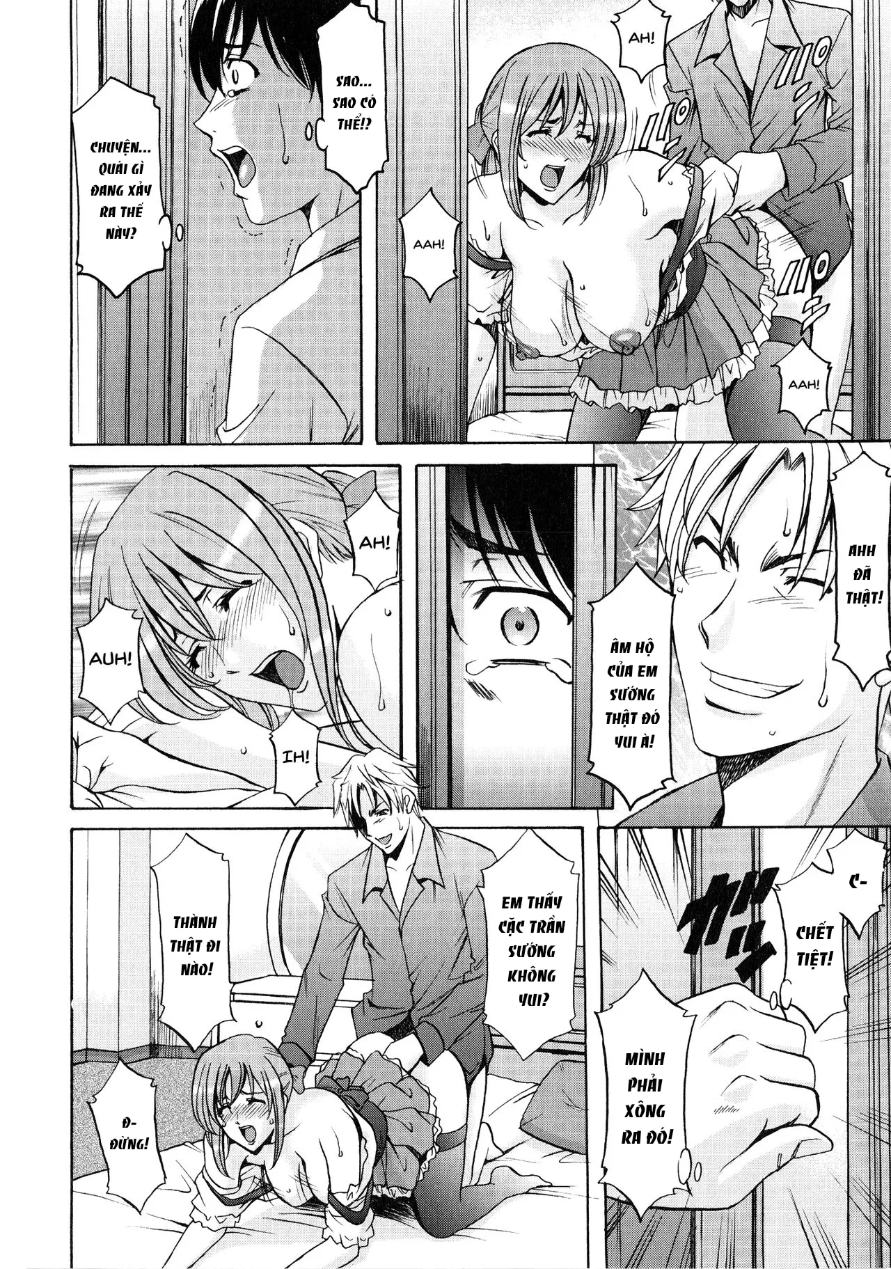 HentaiVN.net - Ảnh 17 - Yuuwaku no Toshiue Apartment - Chap 7