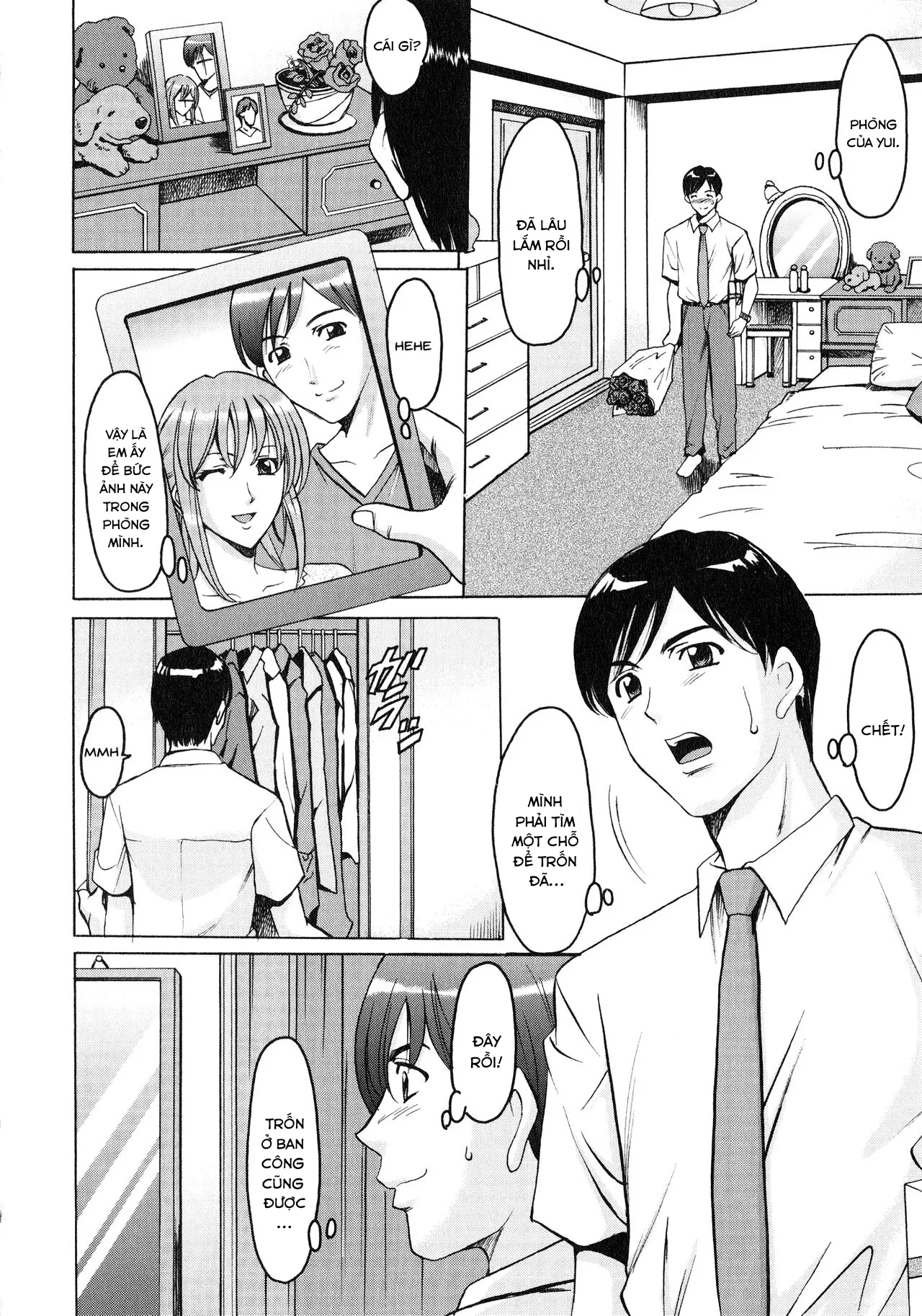 HentaiVN.net - Ảnh 3 - Yuuwaku no Toshiue Apartment - Chap 7