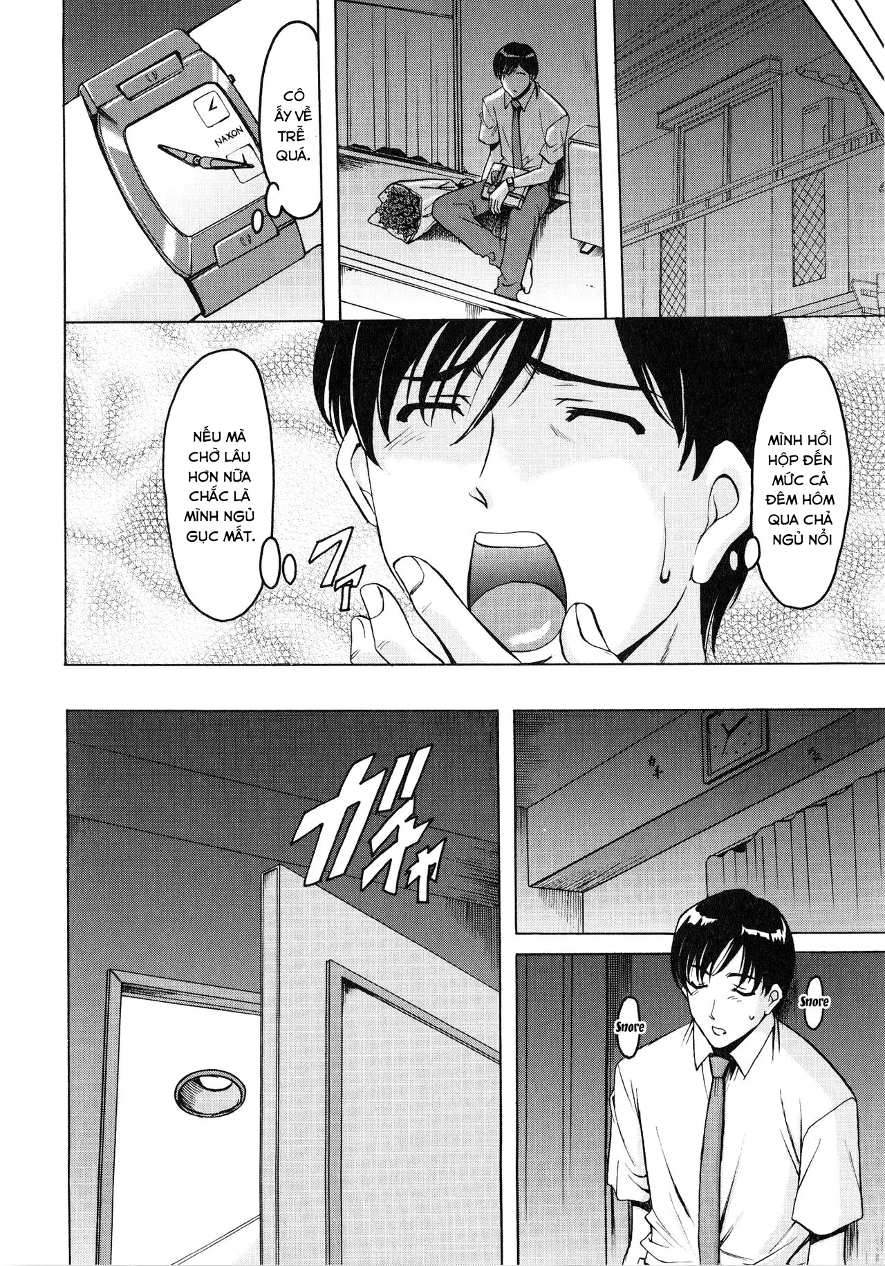 HentaiVN.net - Ảnh 4 - Yuuwaku no Toshiue Apartment - Chap 7
