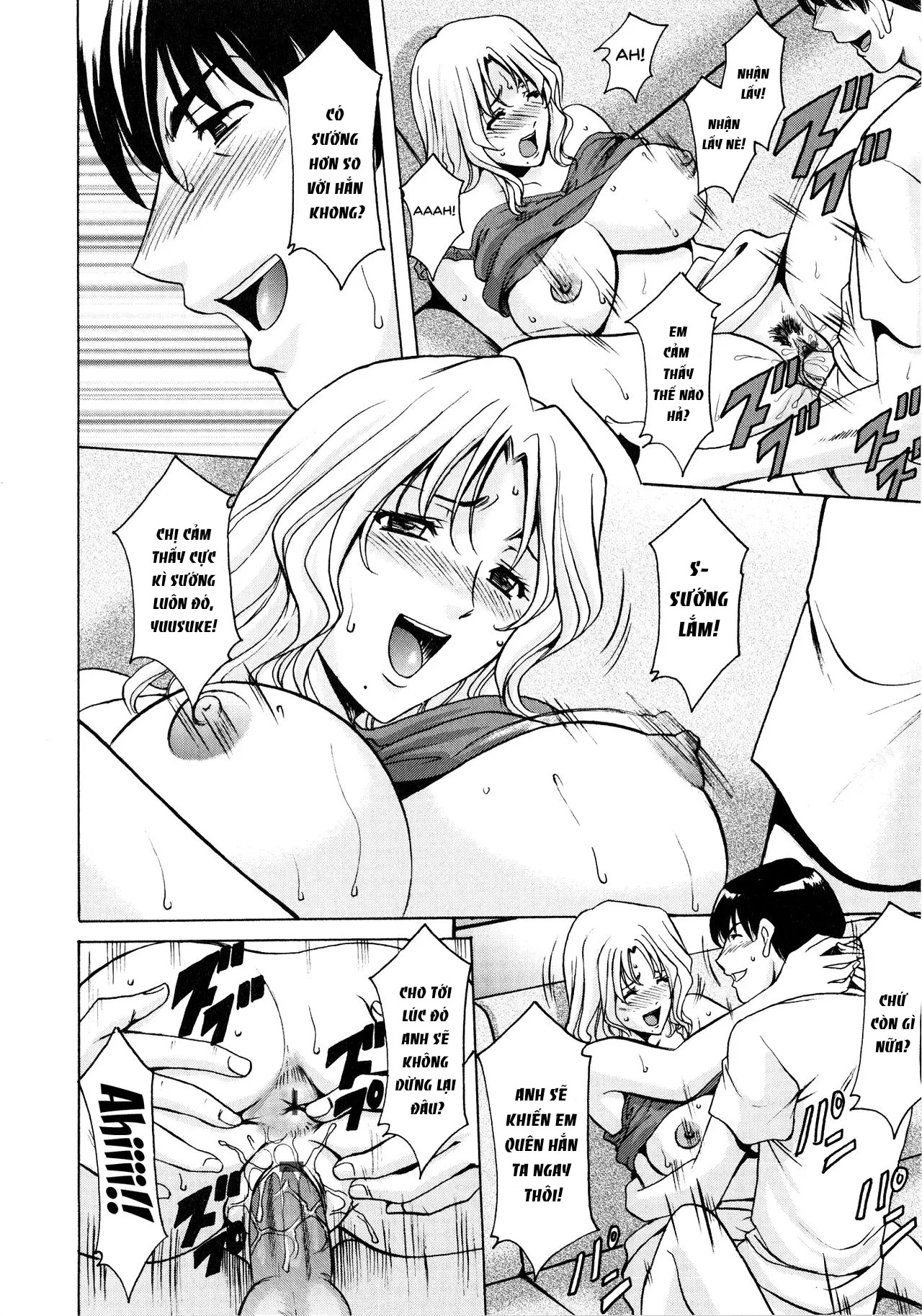 HentaiVN.net - Ảnh 16 - Yuuwaku no Toshiue Apartment - Chap 8