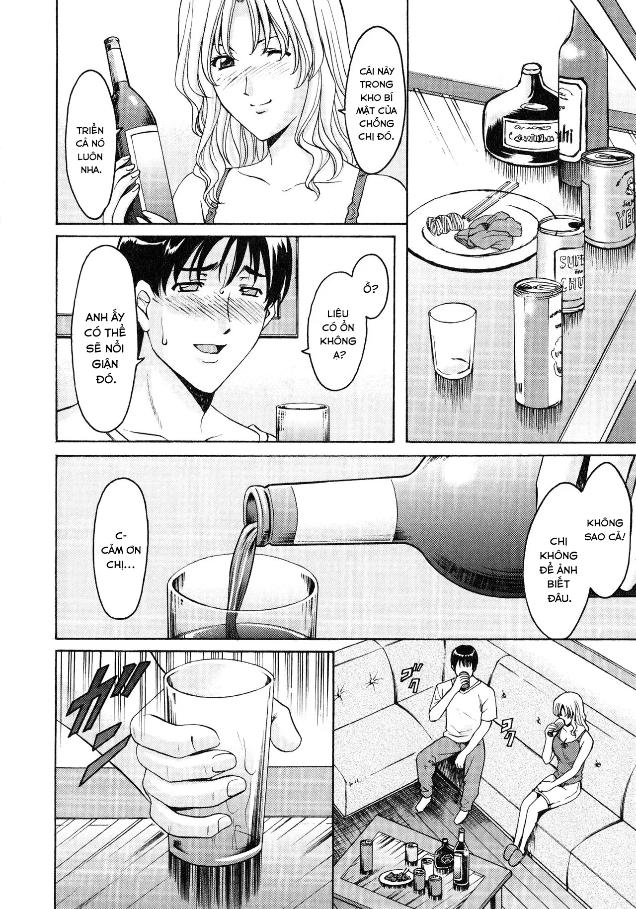 HentaiVN.net - Ảnh 6 - Yuuwaku no Toshiue Apartment - Chap 8