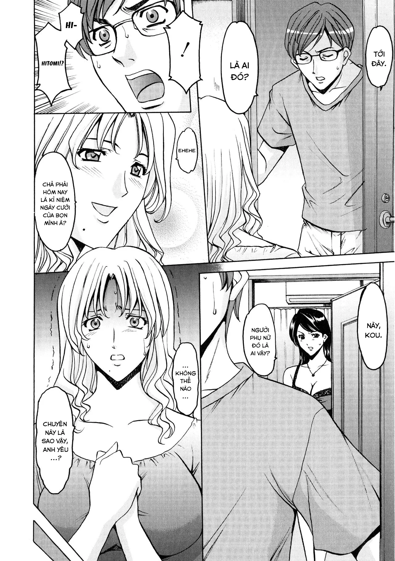 HentaiVN.net - Ảnh 8 - Yuuwaku no Toshiue Apartment - Chap 8