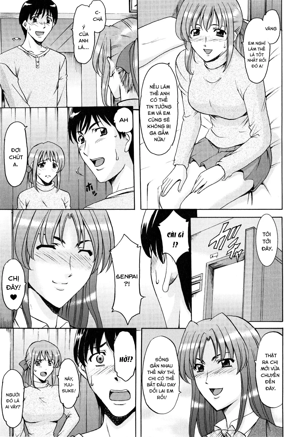 HentaiVN.net - Ảnh 21 - Yuuwaku no Toshiue Apartment - Chap 9 end
