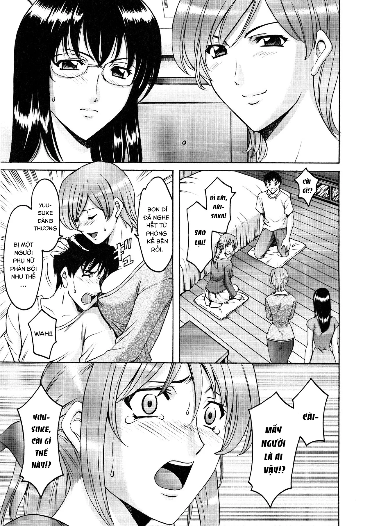 HentaiVN.net - Ảnh 7 - Yuuwaku no Toshiue Apartment - Chap 9 end