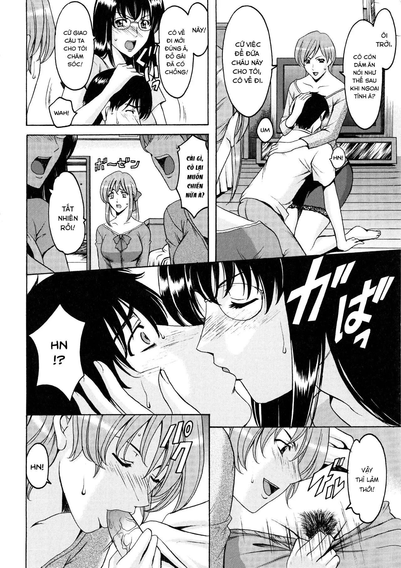 HentaiVN.net - Ảnh 8 - Yuuwaku no Toshiue Apartment - Chap 9 end