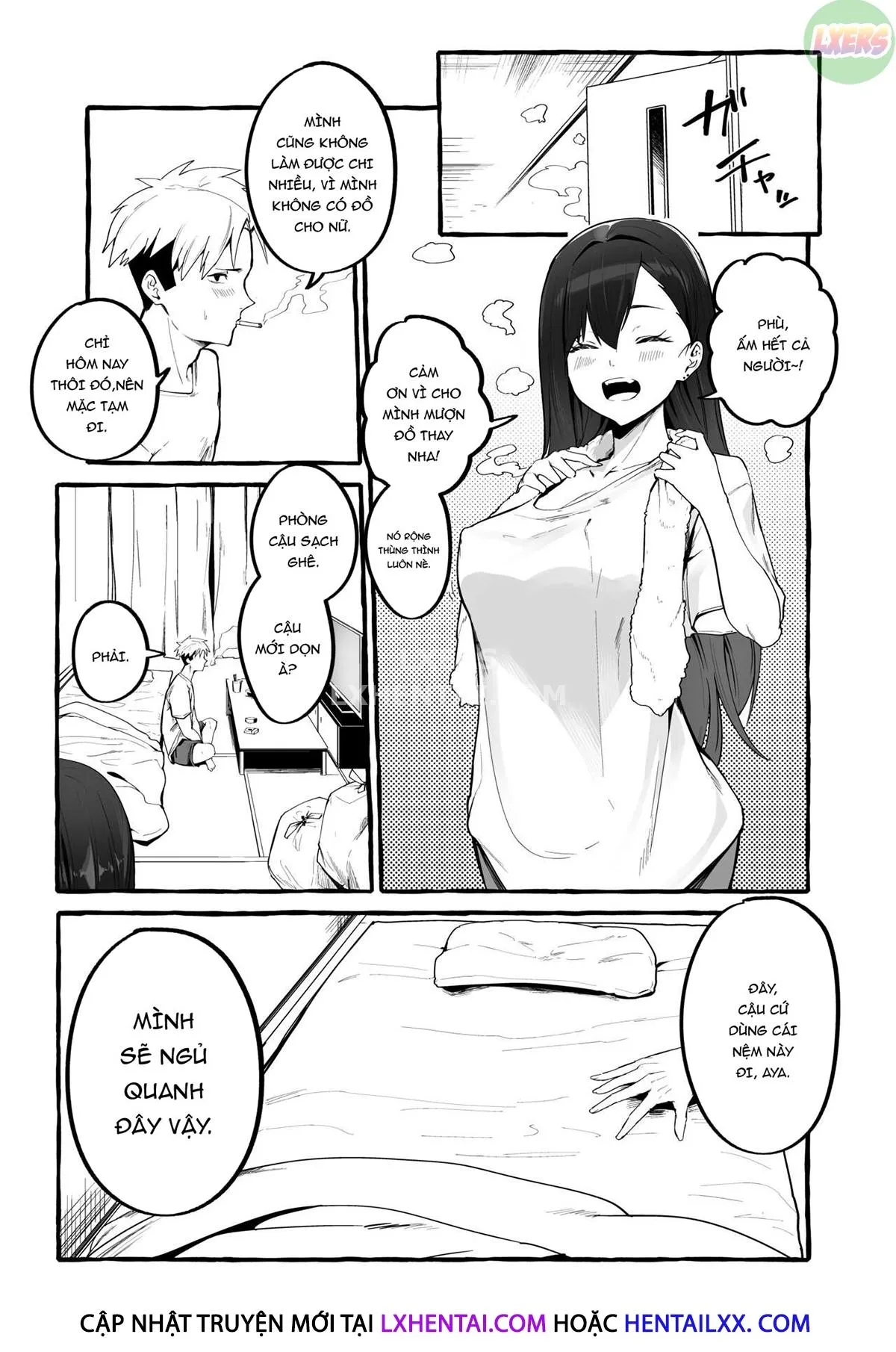 HentaiVN.net - Ảnh 11 - A Story About How I Let My Busty Ex-Girlfriend Stay Over And Got Milked Dry In Return. [Kyonyuu Motokano O Tomete Agetara Orei Ni Shiboritoraremakutta Hanashi.] - Oneshot