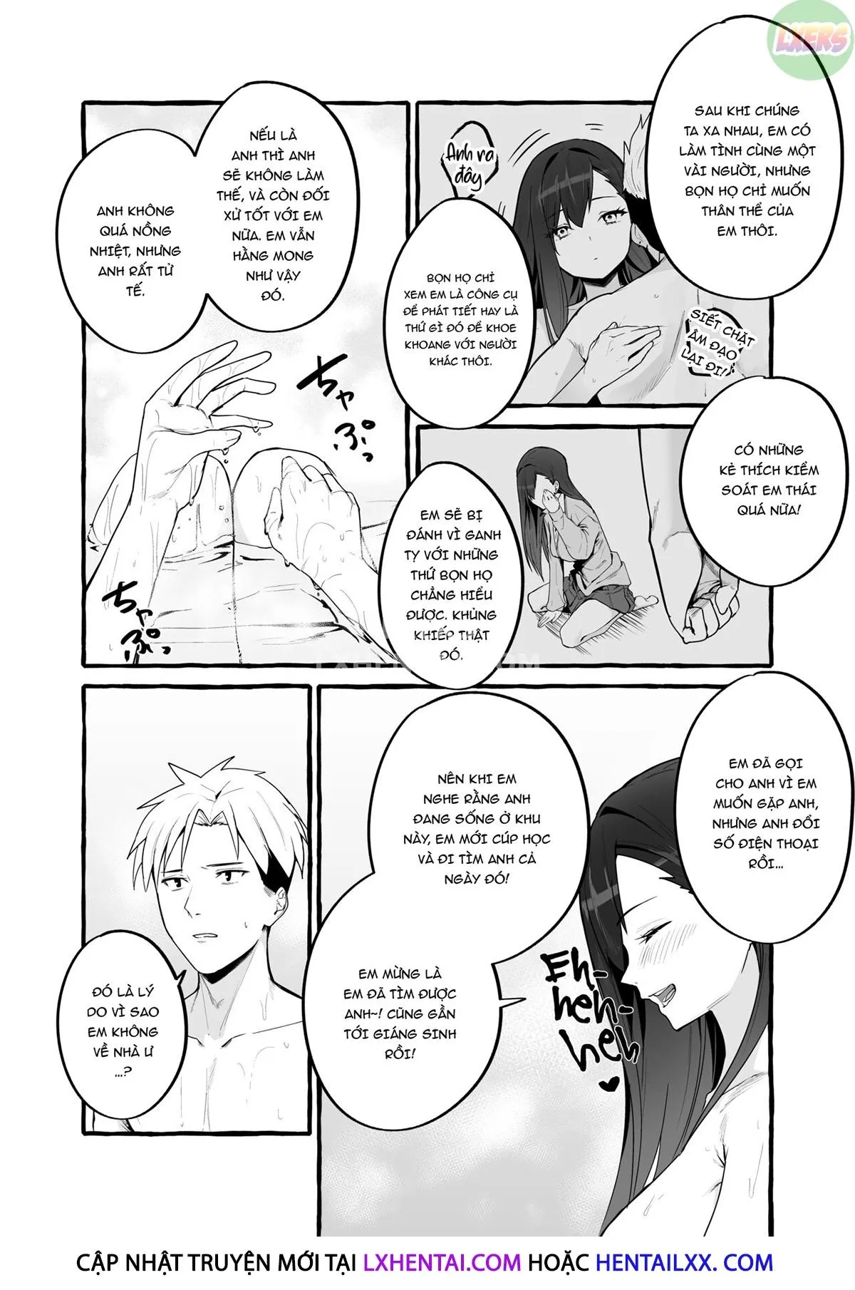 HentaiVN.net - Ảnh 48 - A Story About How I Let My Busty Ex-Girlfriend Stay Over And Got Milked Dry In Return. [Kyonyuu Motokano O Tomete Agetara Orei Ni Shiboritoraremakutta Hanashi.] - Oneshot