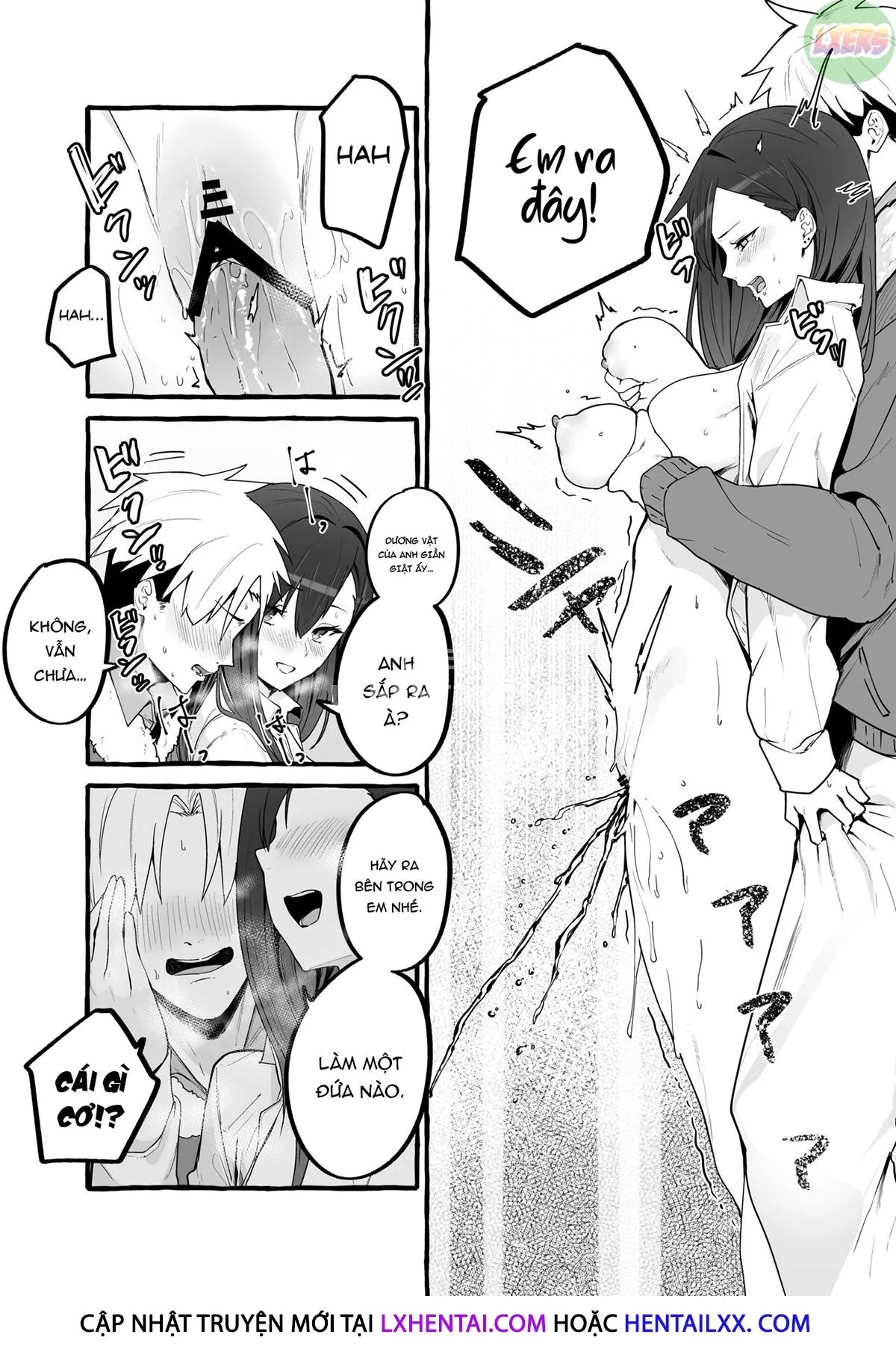 HentaiVN.net - Ảnh 40 - A Story About How I Let My Busty Ex-Girlfriend Stay Over And Got Milked Dry In Return. [Kyonyuu Motokano O Tomete Agetara Orei Ni Shiboritoraremakutta Hanashi.] - Oneshot - Có che