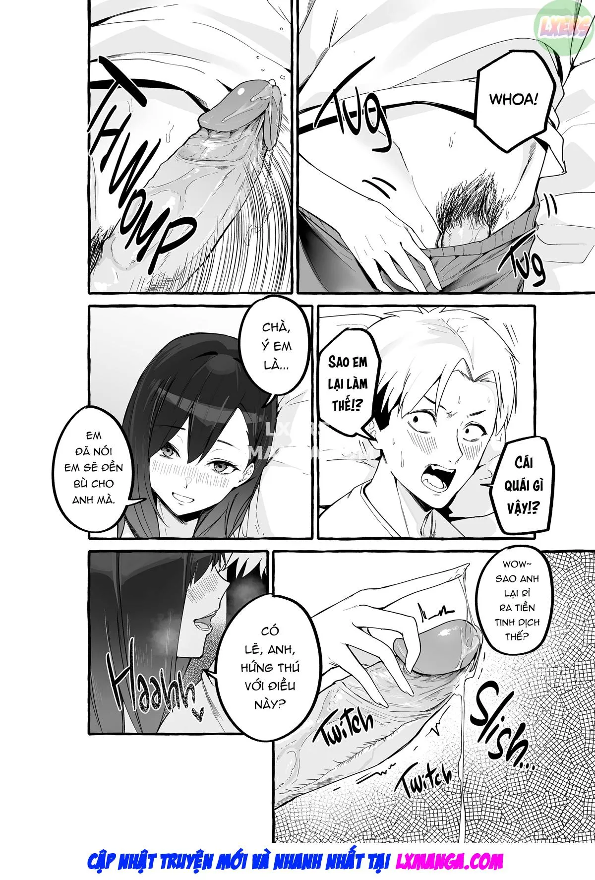 HentaiVN.net - Ảnh 14 - A Story About How I Let My Busty Ex-Girlfriend Stay Over And Got Milked Dry In Return. [Kyonyuu Motokano O Tomete Agetara Orei Ni Shiboritoraremakutta Hanashi.] - Oneshot - Không che