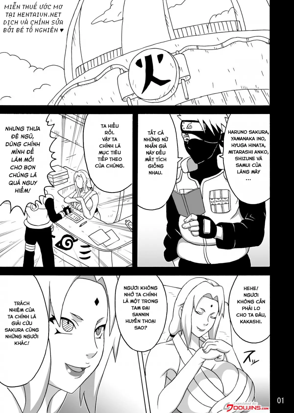HentaiVN.net - Ảnh 4 - Tsunade Trong Ngục Tù Dâm Tà Tập 3 [Tsunade no In Kangoku SS, ツナデの淫監獄SS] - Oneshot