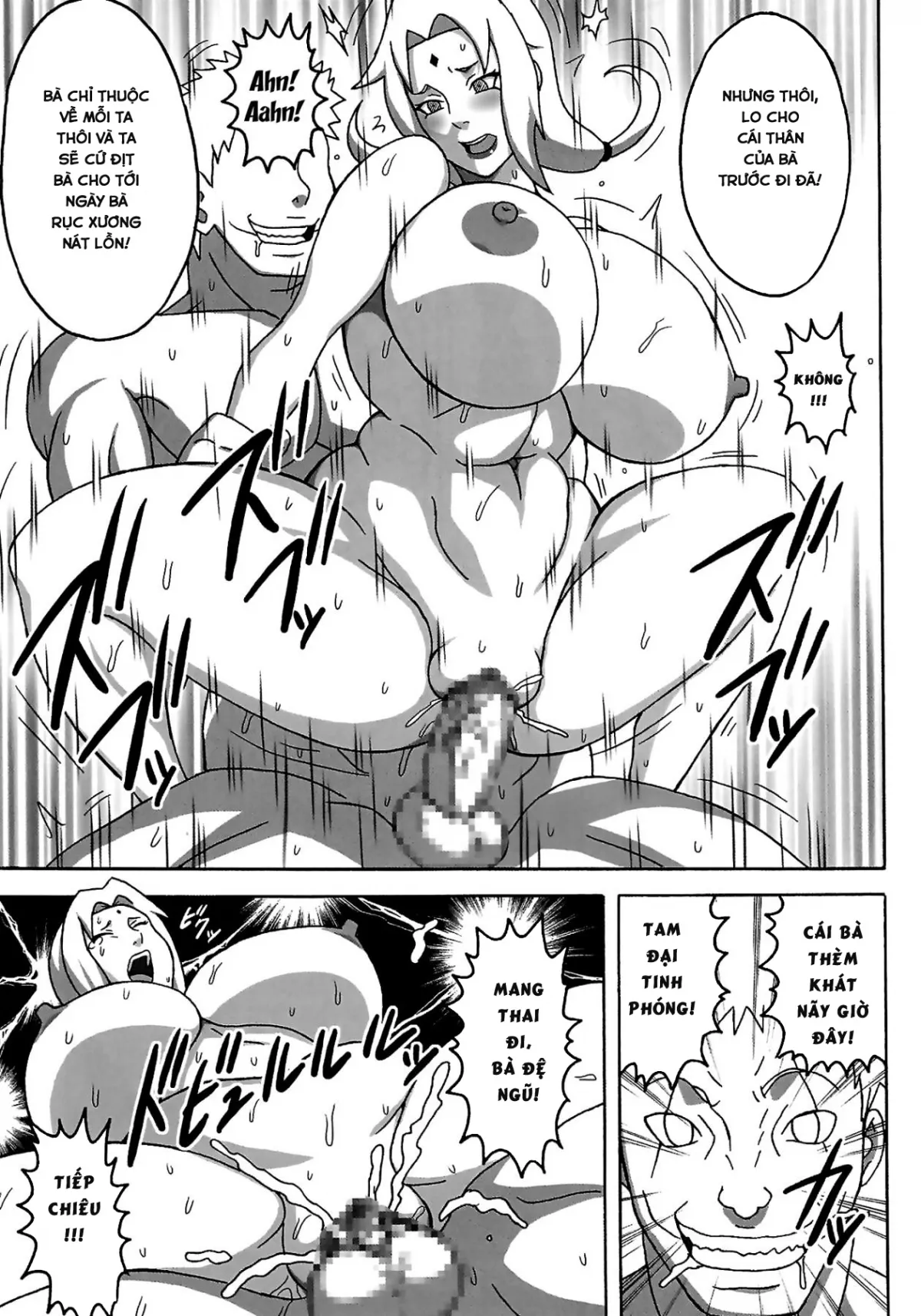 HentaiVN.net - Ảnh 40 - Tsunade Trong Ngục Tù Dâm Tà Tập 3 [Tsunade no In Kangoku SS, ツナデの淫監獄SS] - Oneshot