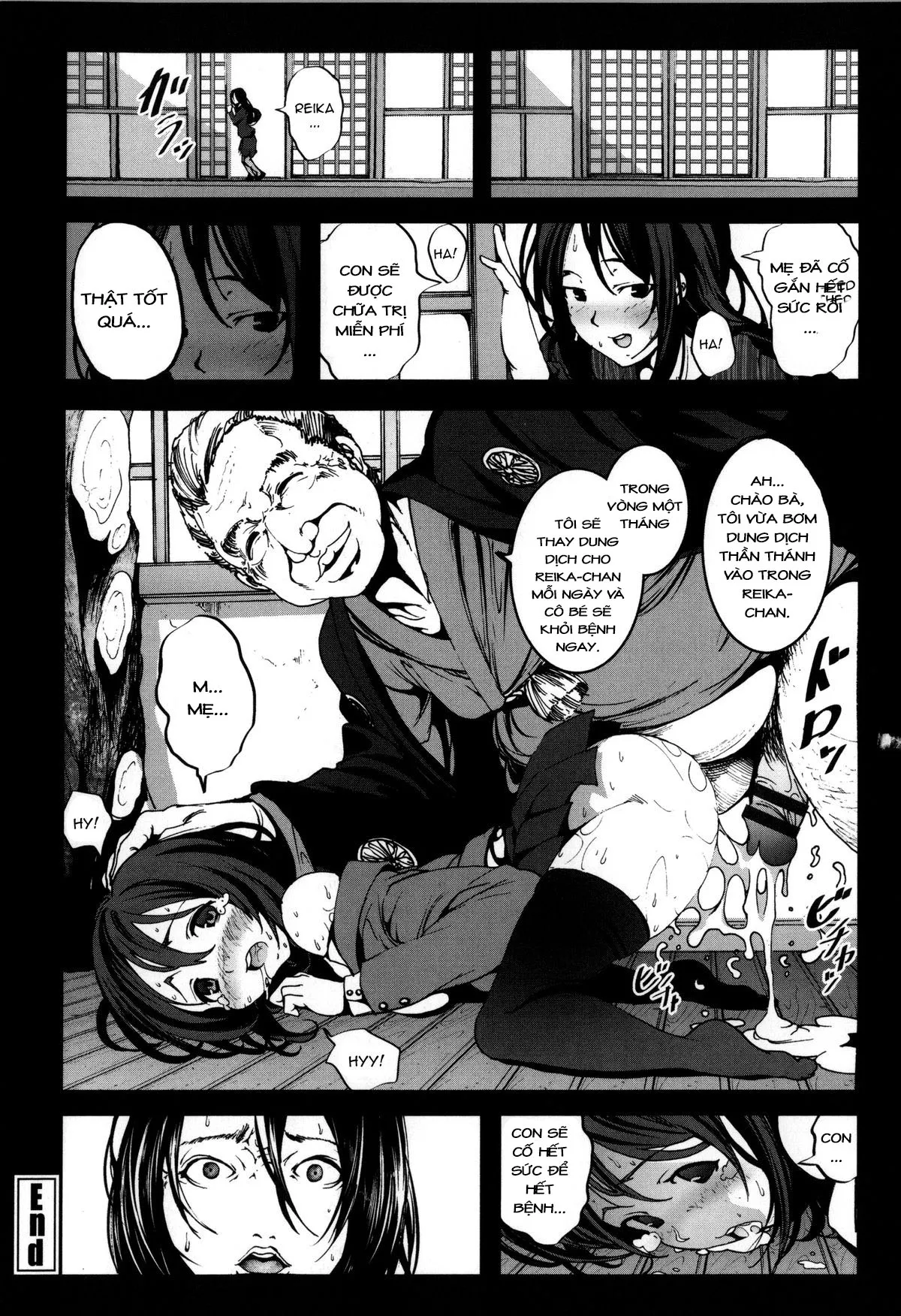 HentaiVN.net - Ảnh 17 - Tale of a Virgin's Rape and Despair [Zetsubou no Inaka Shojo ~Hyougo Hen~] - Chap 4