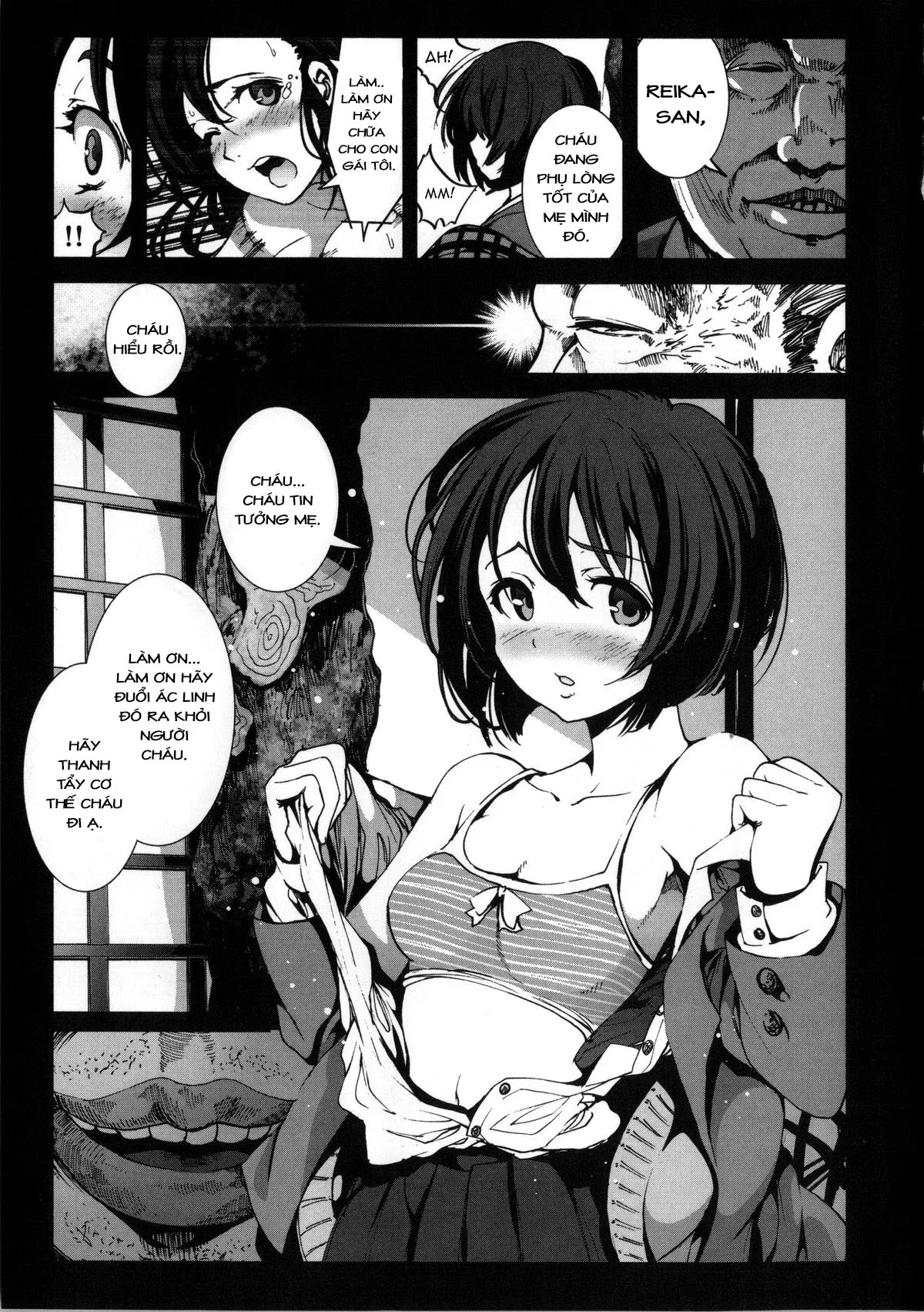 HentaiVN.net - Ảnh 6 - Tale of a Virgin's Rape and Despair [Zetsubou no Inaka Shojo ~Hyougo Hen~] - Chap 4