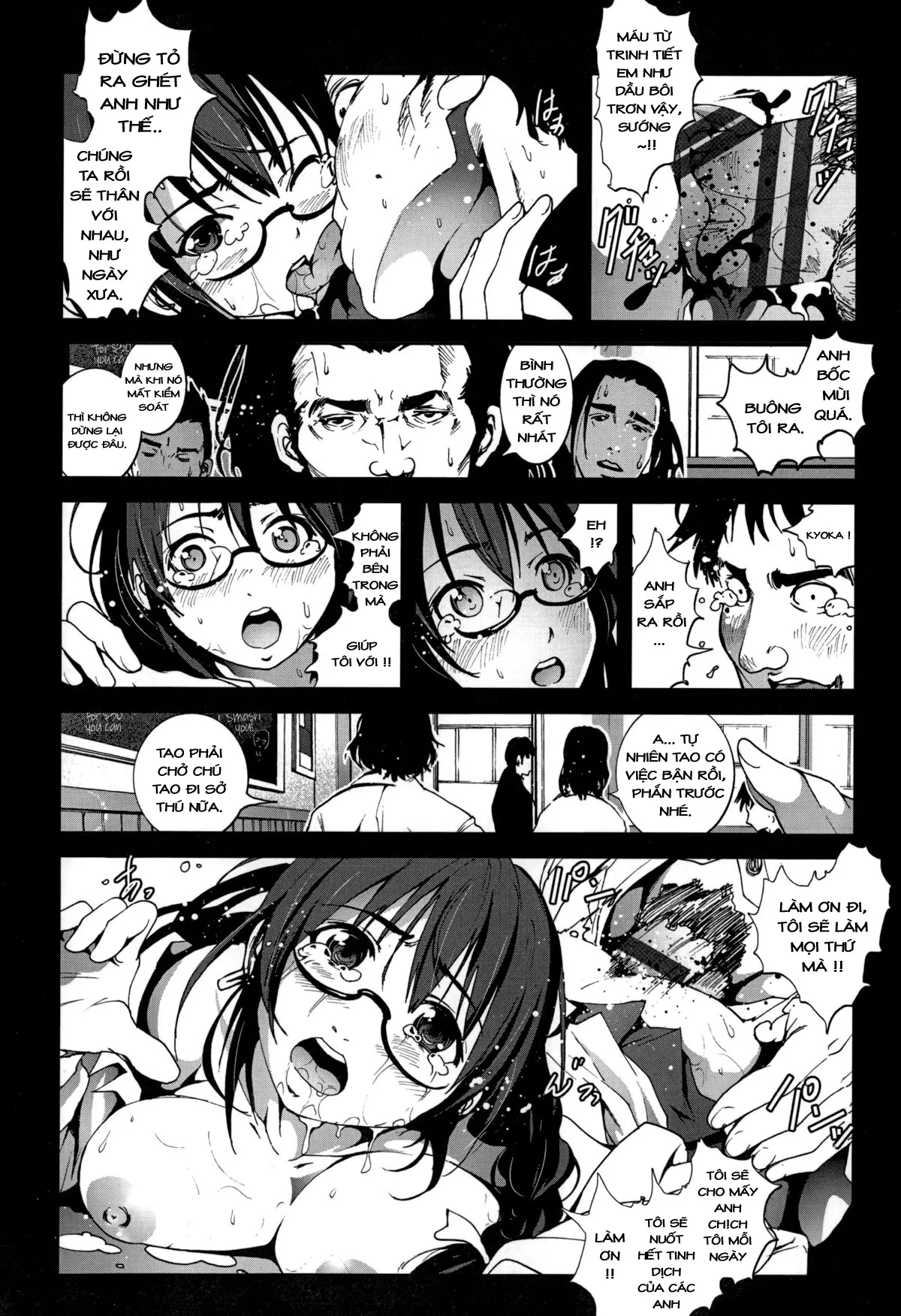 HentaiVN.net - Ảnh 15 - Tale of a Virgin's Rape and Despair [Zetsubou no Inaka Shojo ~Hyougo Hen~] - Chap 8