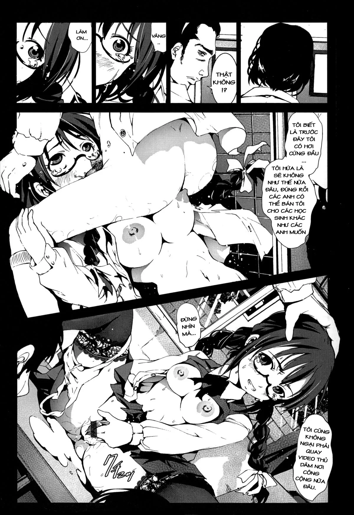 HentaiVN.net - Ảnh 16 - Tale of a Virgin's Rape and Despair [Zetsubou no Inaka Shojo ~Hyougo Hen~] - Chap 8