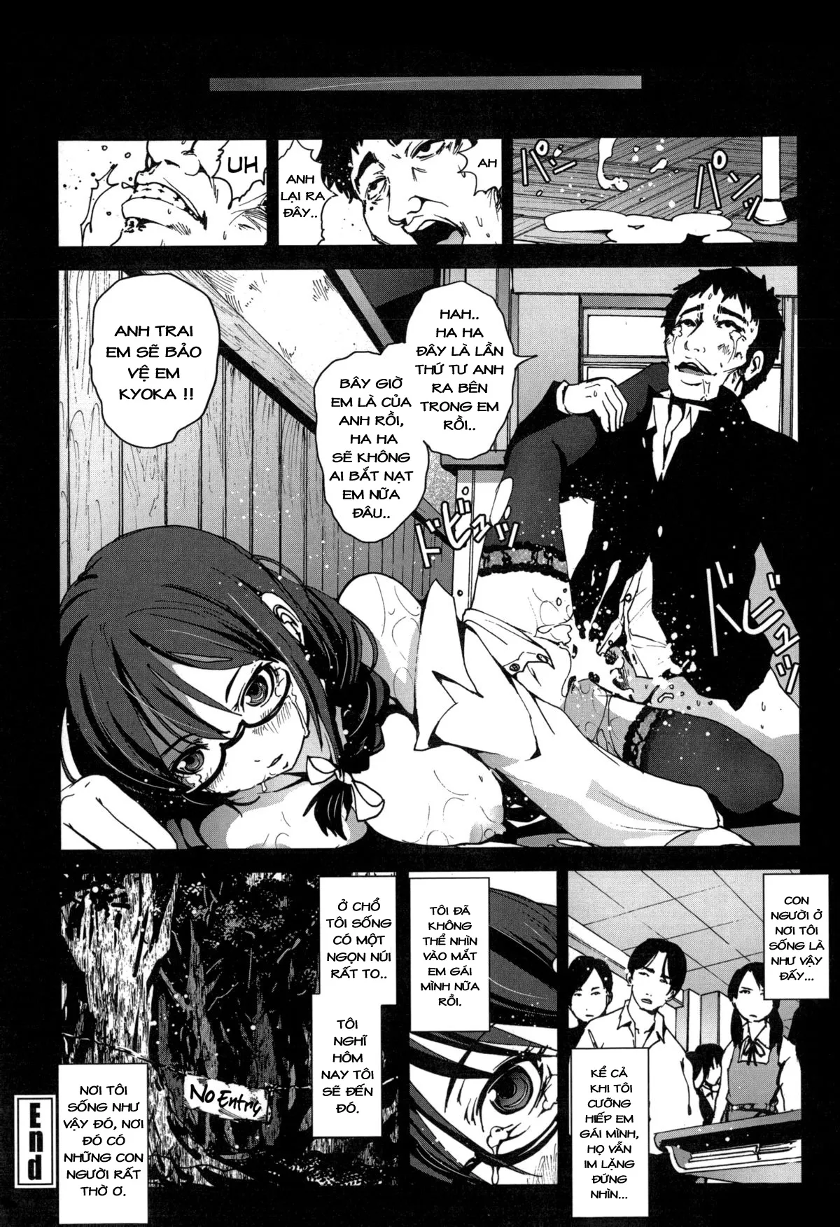HentaiVN.net - Ảnh 21 - Tale of a Virgin's Rape and Despair [Zetsubou no Inaka Shojo ~Hyougo Hen~] - Chap 8