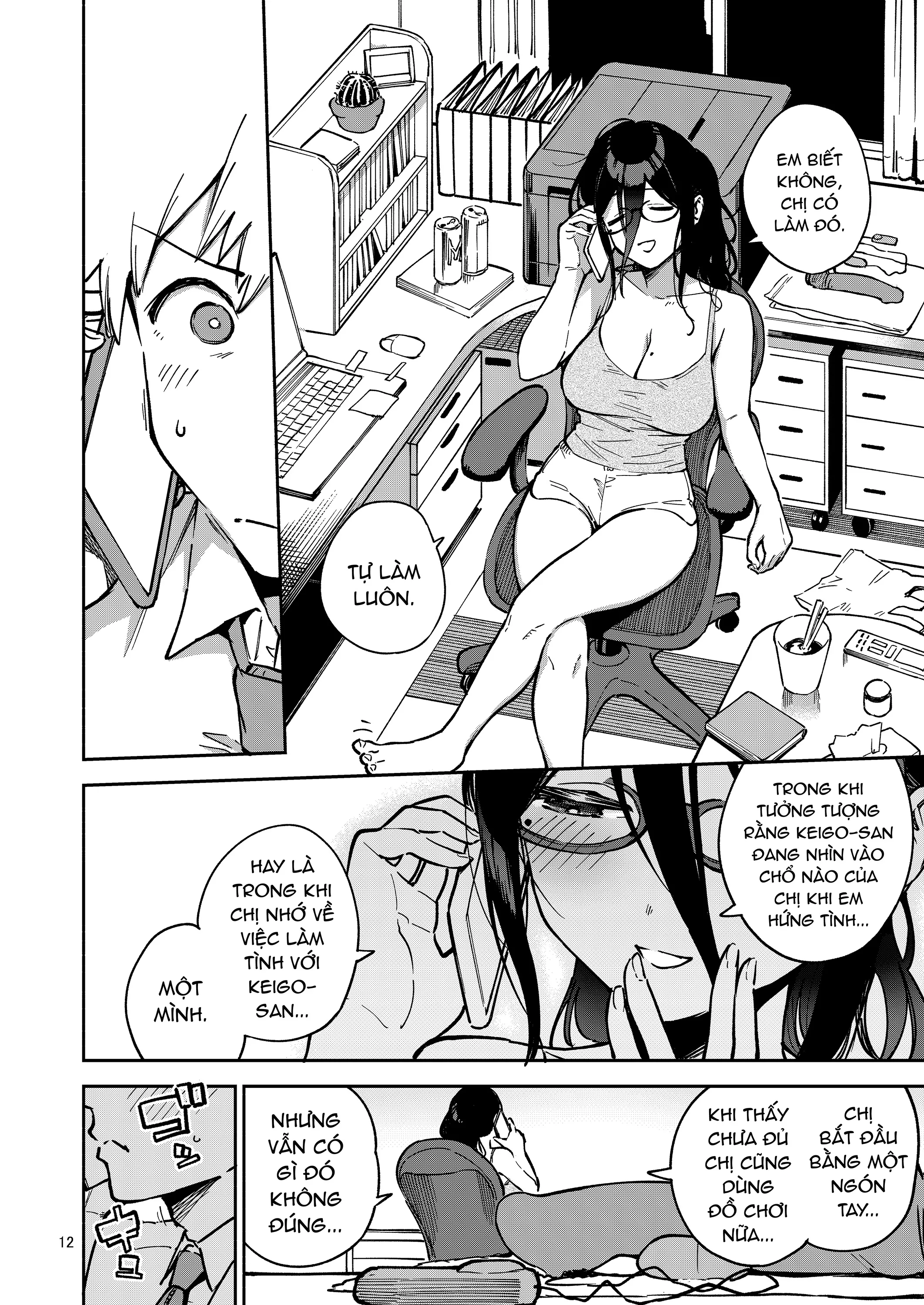 HentaiVN.net - Ảnh 12 - Tonari no Ayane-san Itazura Jidori to Oshioki Ecchi Hen [Ayane-san From Next-Door Naughty Selfies and Punishment Sex Volume] - Oneshot