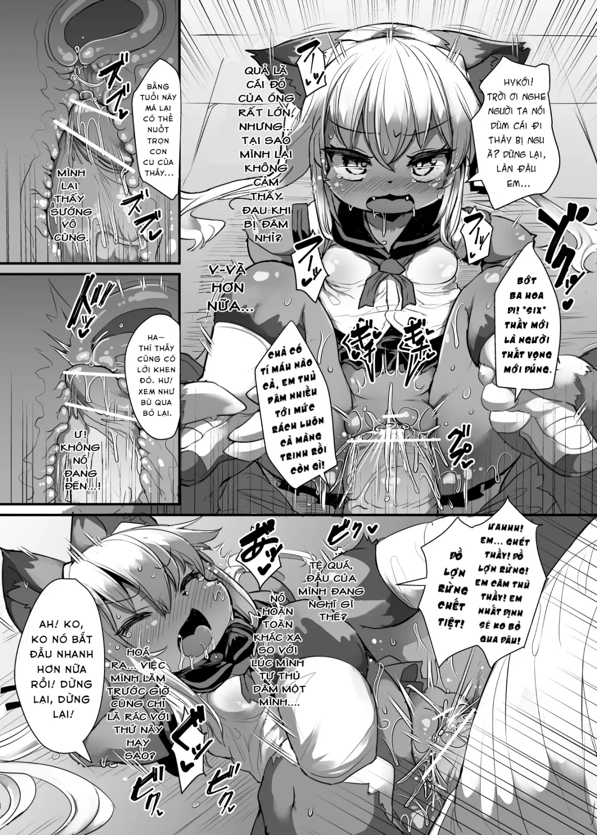 HentaiVN.net - Ảnh 9 - Kemo-Loli JC Ga Chinpo Nanka Ni Makeru Wake Ga Nai! - Oneshot