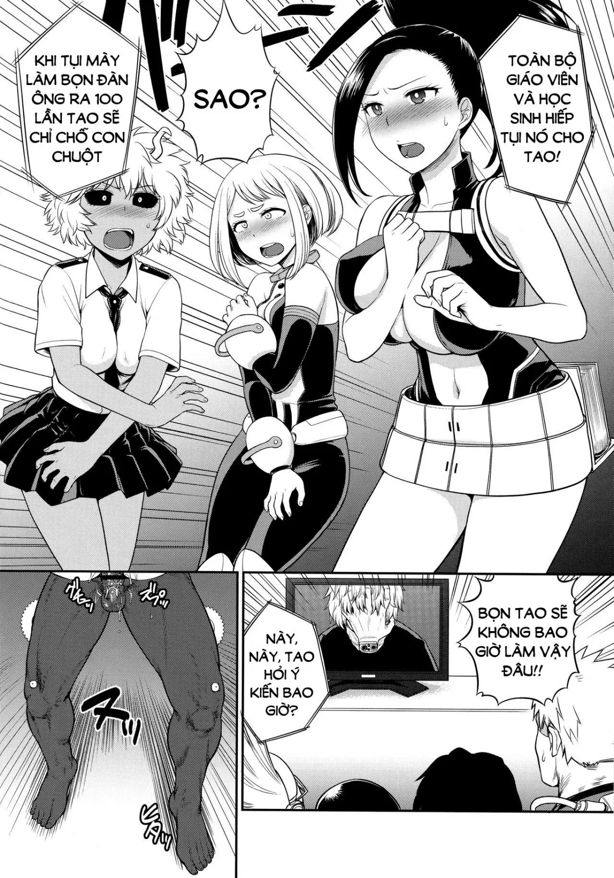 HentaiVN.net - Ảnh 6 - My gangbang academia (My hero academia) - Oneshot