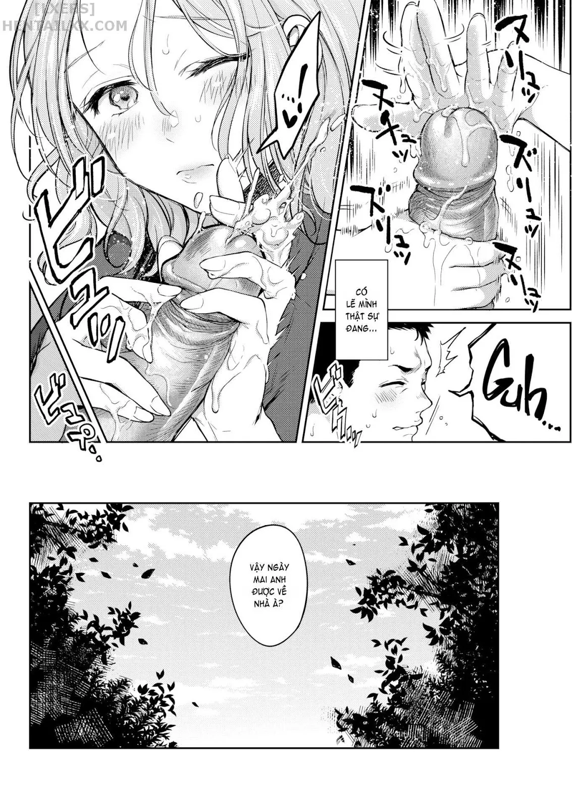 HentaiVN.net - Ảnh 12 - Nenmaku [Honeymoon; After the Honeymoon; Once You Go Halfway Around the World; Milky Lip; July’s Golden Ratio; Evening Warmed Sake; Suffering From Sin] - Chap 1 - Honeymoon