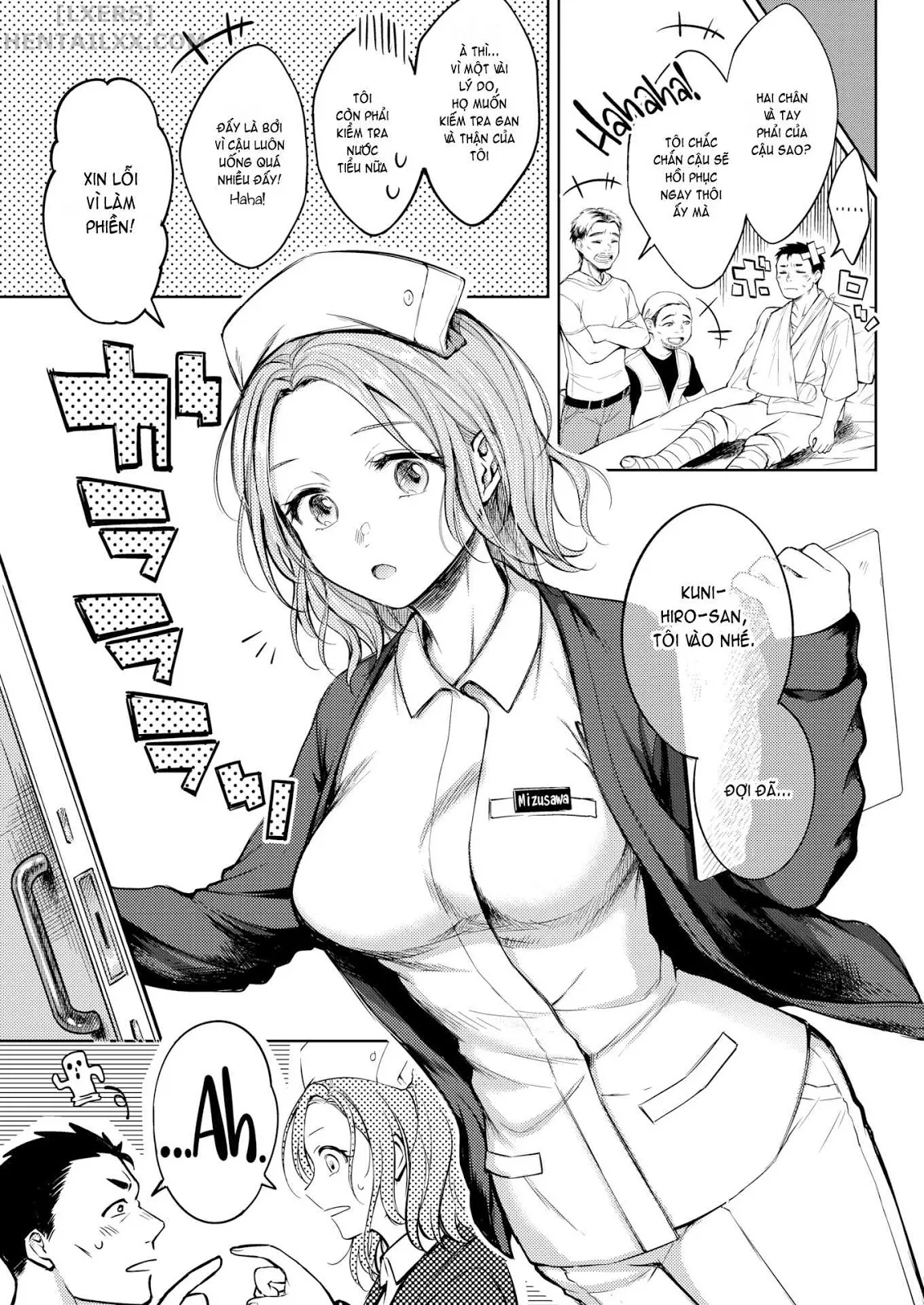 HentaiVN.net - Ảnh 5 - Nenmaku [Honeymoon; After the Honeymoon; Once You Go Halfway Around the World; Milky Lip; July’s Golden Ratio; Evening Warmed Sake; Suffering From Sin] - Chap 1 - Honeymoon