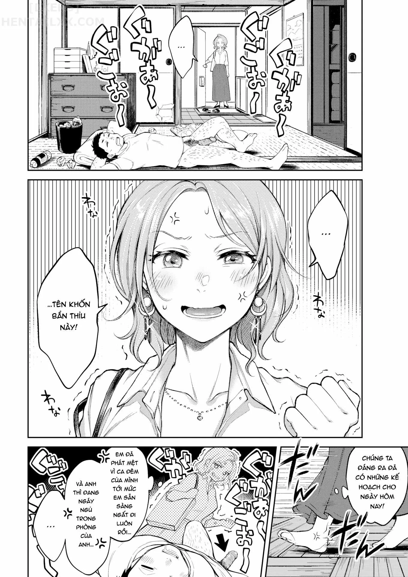 HentaiVN.net - Ảnh 6 - Nenmaku [Honeymoon; After the Honeymoon; Once You Go Halfway Around the World; Milky Lip; July’s Golden Ratio; Evening Warmed Sake; Suffering From Sin] - Chap 2 - After the Honeymoon