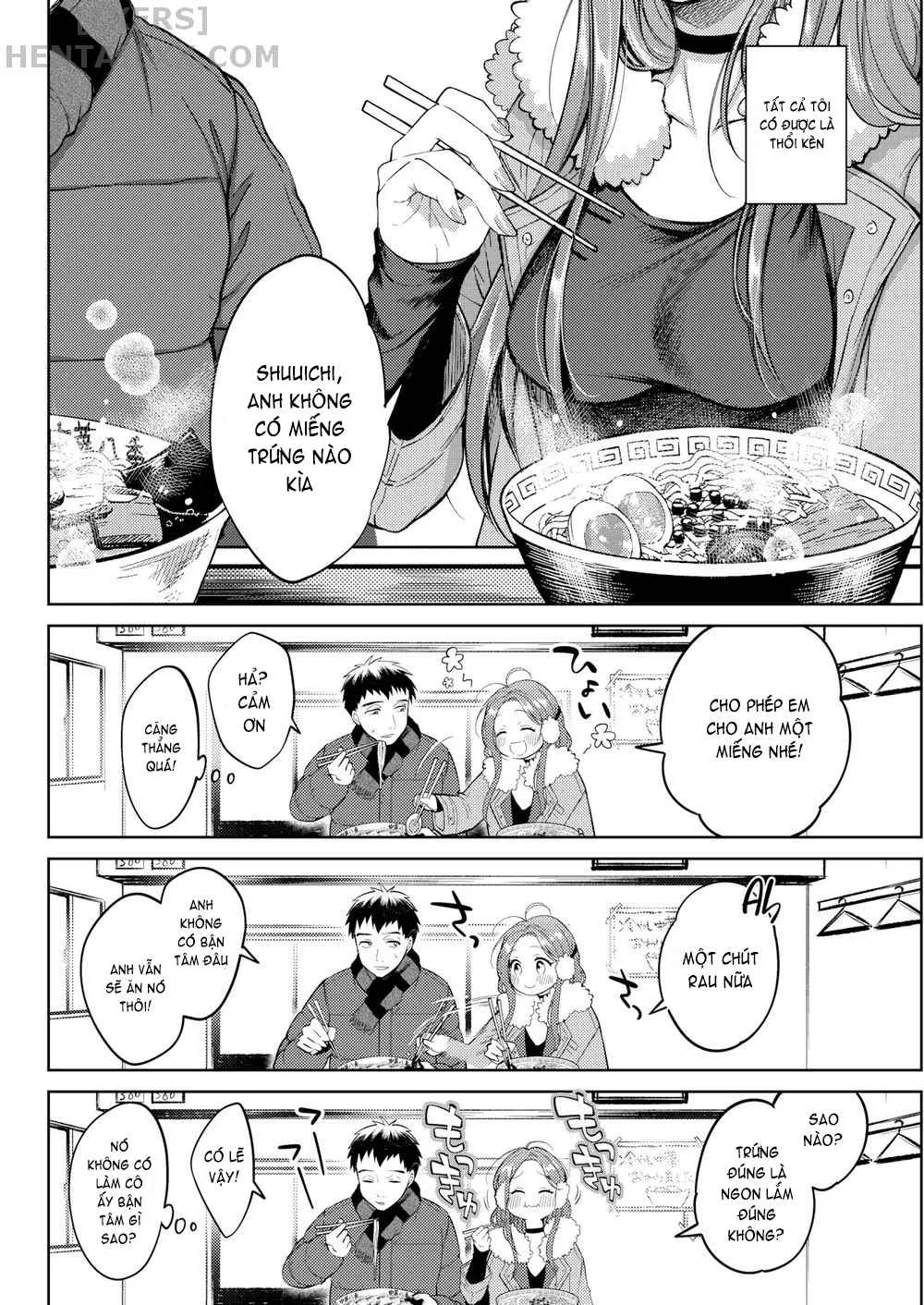 HentaiVN.net - Ảnh 7 - Nenmaku [Honeymoon; After the Honeymoon; Once You Go Halfway Around the World; Milky Lip; July’s Golden Ratio; Evening Warmed Sake; Suffering From Sin] - Chap 3 - Once You Go Halfway Around the World