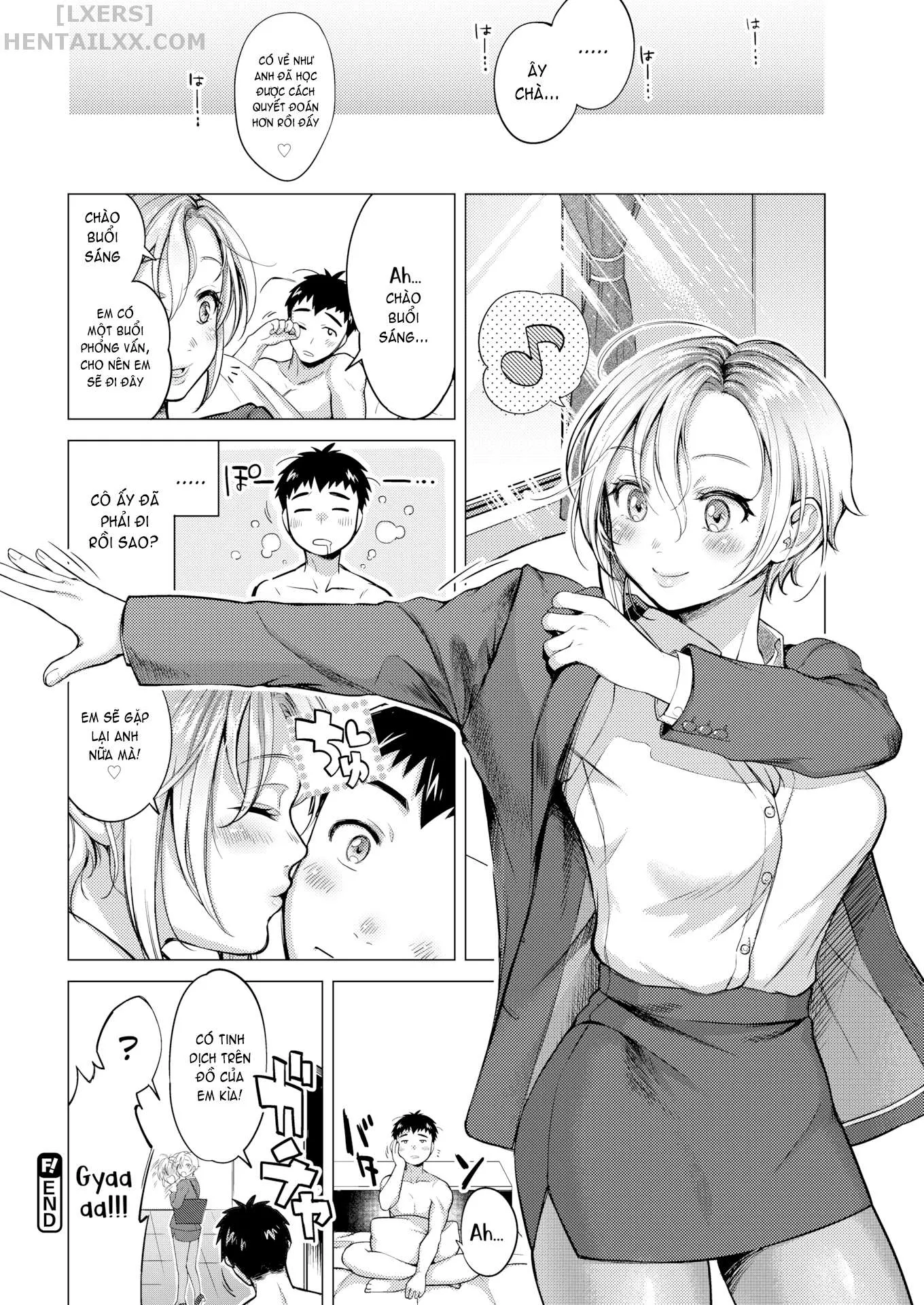 HentaiVN.net - Ảnh 22 - Nenmaku [Honeymoon; After the Honeymoon; Once You Go Halfway Around the World; Milky Lip; July’s Golden Ratio; Evening Warmed Sake; Suffering From Sin] - Chap 4 - Milky Lip