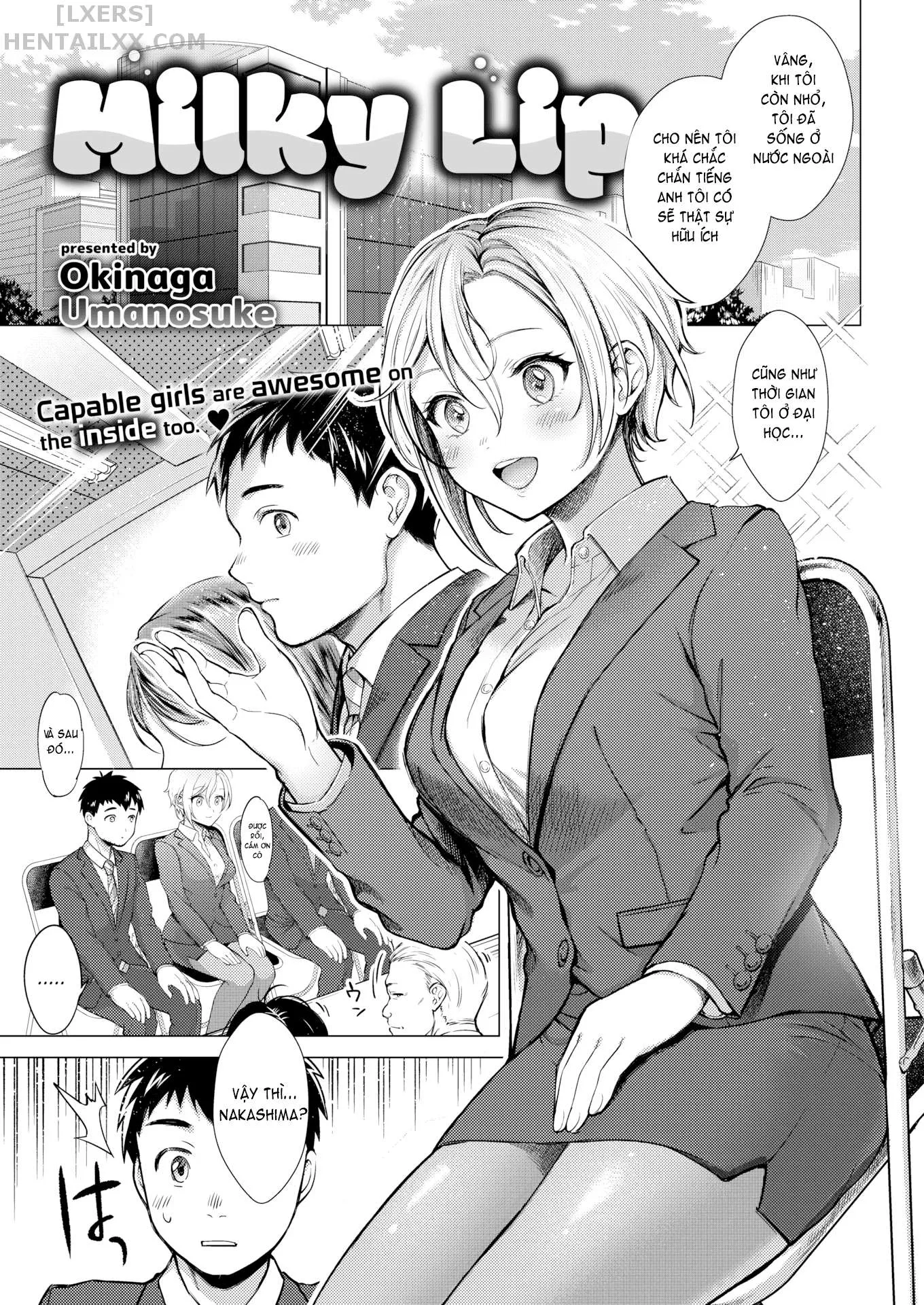 HentaiVN.net - Ảnh 5 - Nenmaku [Honeymoon; After the Honeymoon; Once You Go Halfway Around the World; Milky Lip; July’s Golden Ratio; Evening Warmed Sake; Suffering From Sin] - Chap 4 - Milky Lip