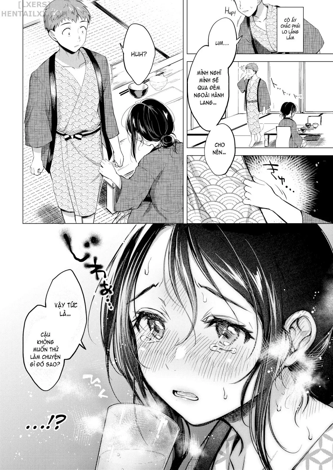 HentaiVN.net - Ảnh 9 - Nenmaku [Honeymoon; After the Honeymoon; Once You Go Halfway Around the World; Milky Lip; July’s Golden Ratio; Evening Warmed Sake; Suffering From Sin] - Chap 5 - July’s Golden Ratio