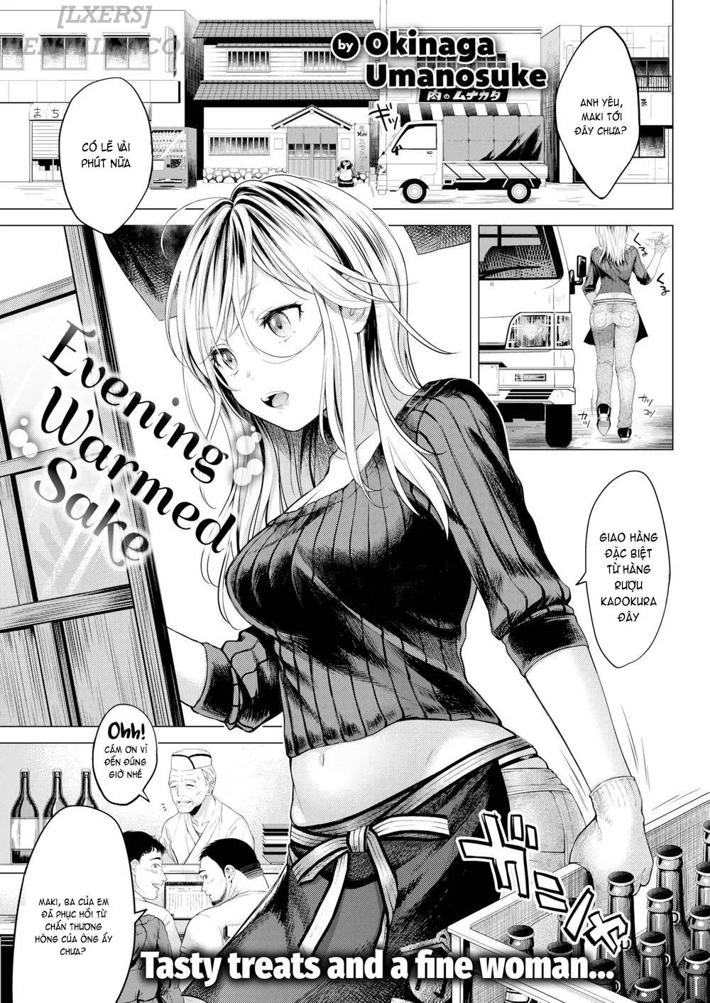 HentaiVN.net - Ảnh 4 - Nenmaku [Honeymoon; After the Honeymoon; Once You Go Halfway Around the World; Milky Lip; July’s Golden Ratio; Evening Warmed Sake; Suffering From Sin] - Chap 6 - Evening Warmed Sake