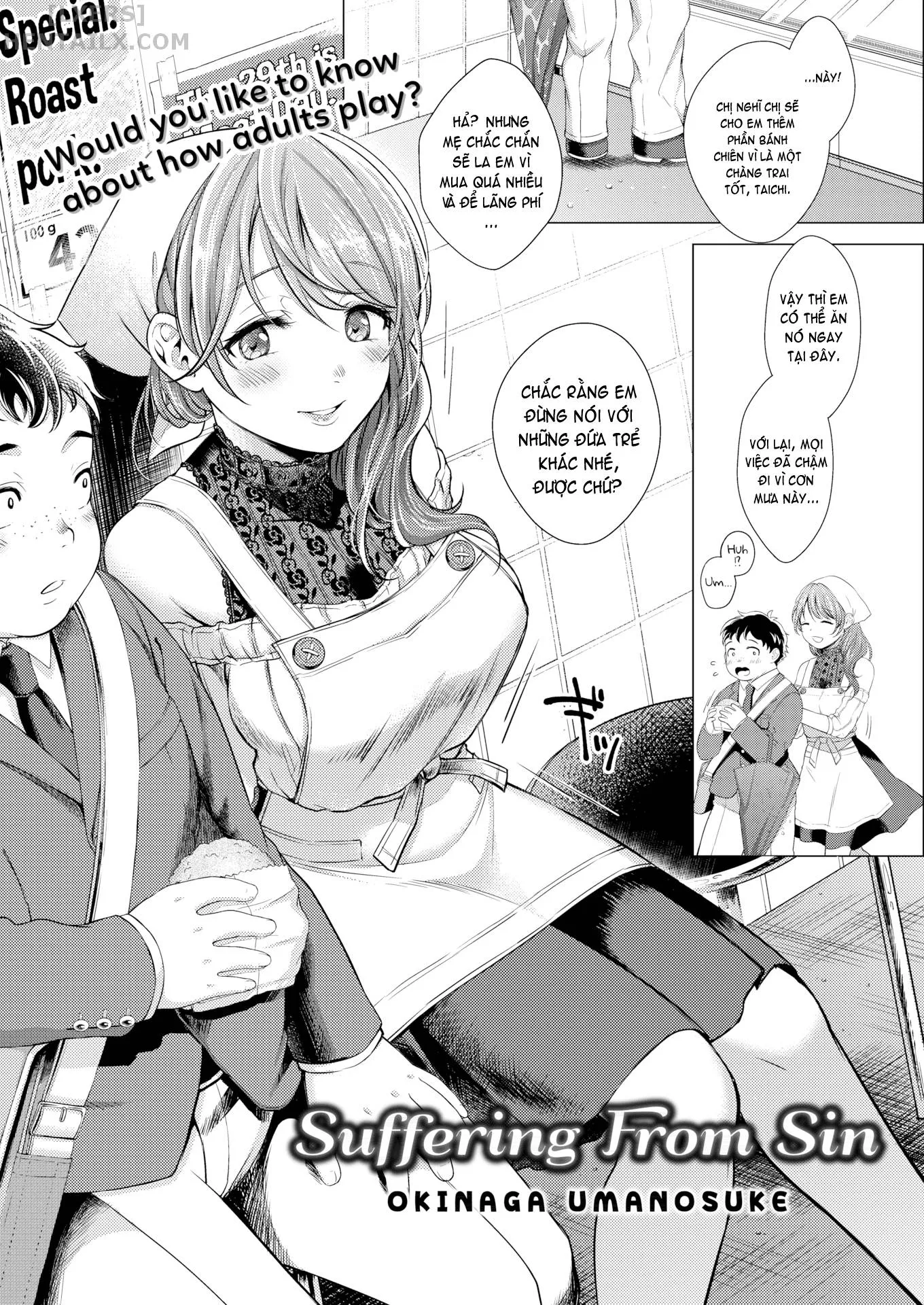 HentaiVN.net - Ảnh 4 - Nenmaku [Honeymoon; After the Honeymoon; Once You Go Halfway Around the World; Milky Lip; July’s Golden Ratio; Evening Warmed Sake; Suffering From Sin] - Chap 7 - Suffering From Sin