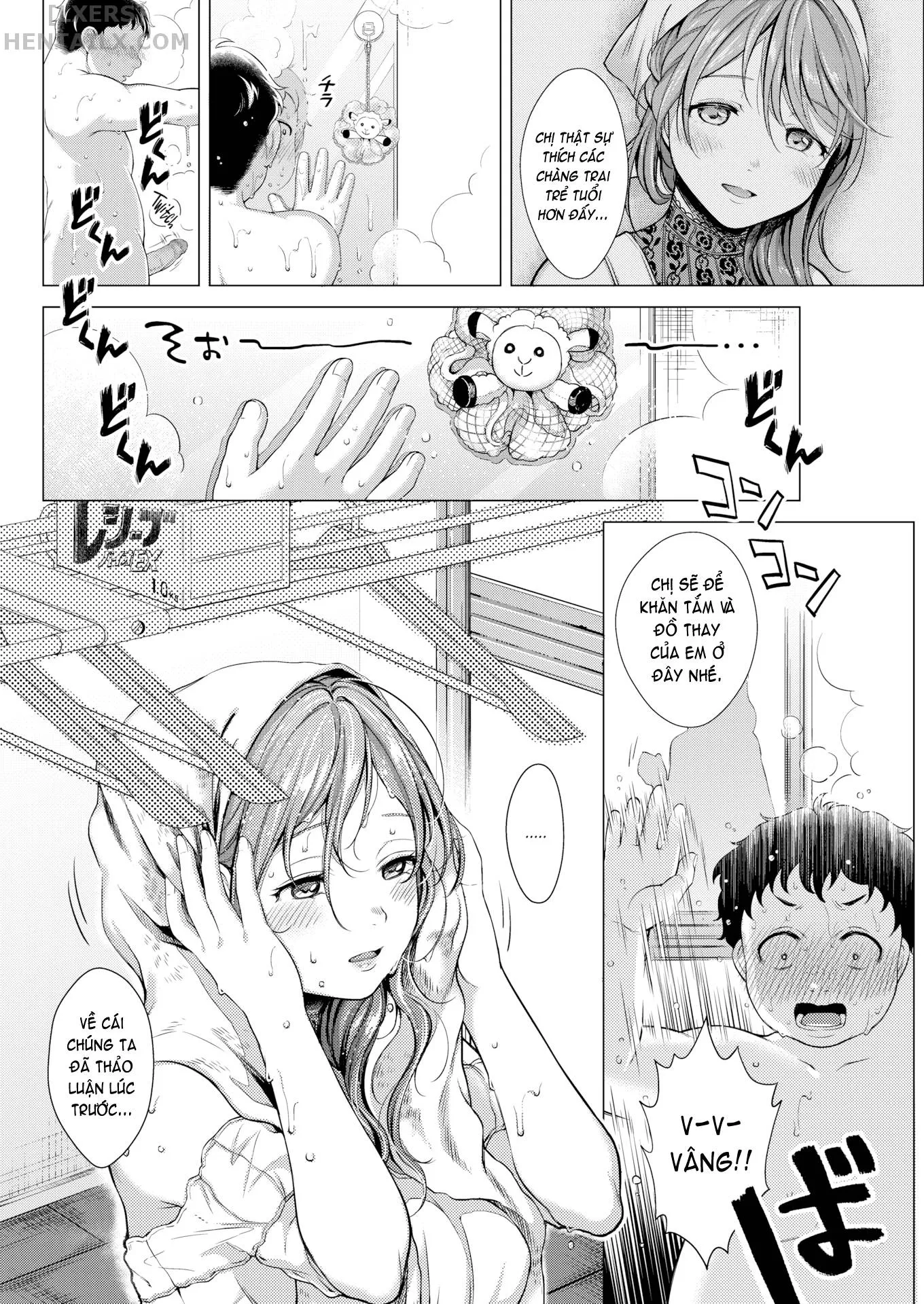 HentaiVN.net - Ảnh 8 - Nenmaku [Honeymoon; After the Honeymoon; Once You Go Halfway Around the World; Milky Lip; July’s Golden Ratio; Evening Warmed Sake; Suffering From Sin] - Chap 7 - Suffering From Sin