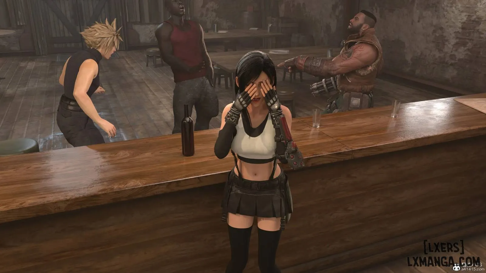 HentaiVN.net - Ảnh 10 - Careless Night - Tifa - C3 - END