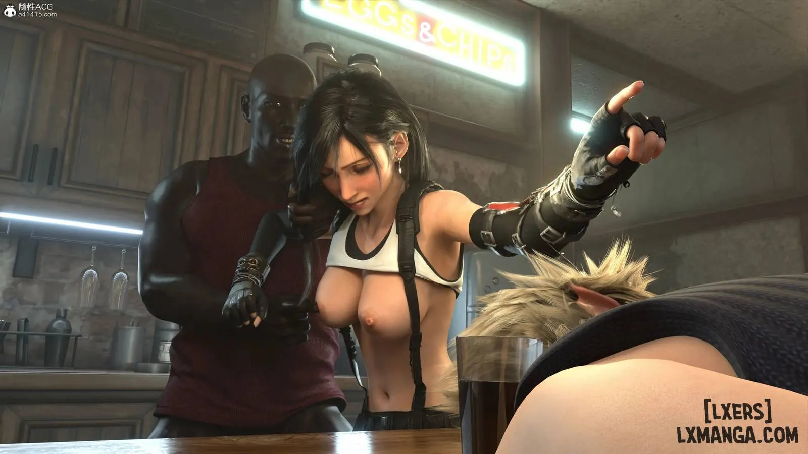 HentaiVN.net - Ảnh 76 - Careless Night - Tifa - C3 - END