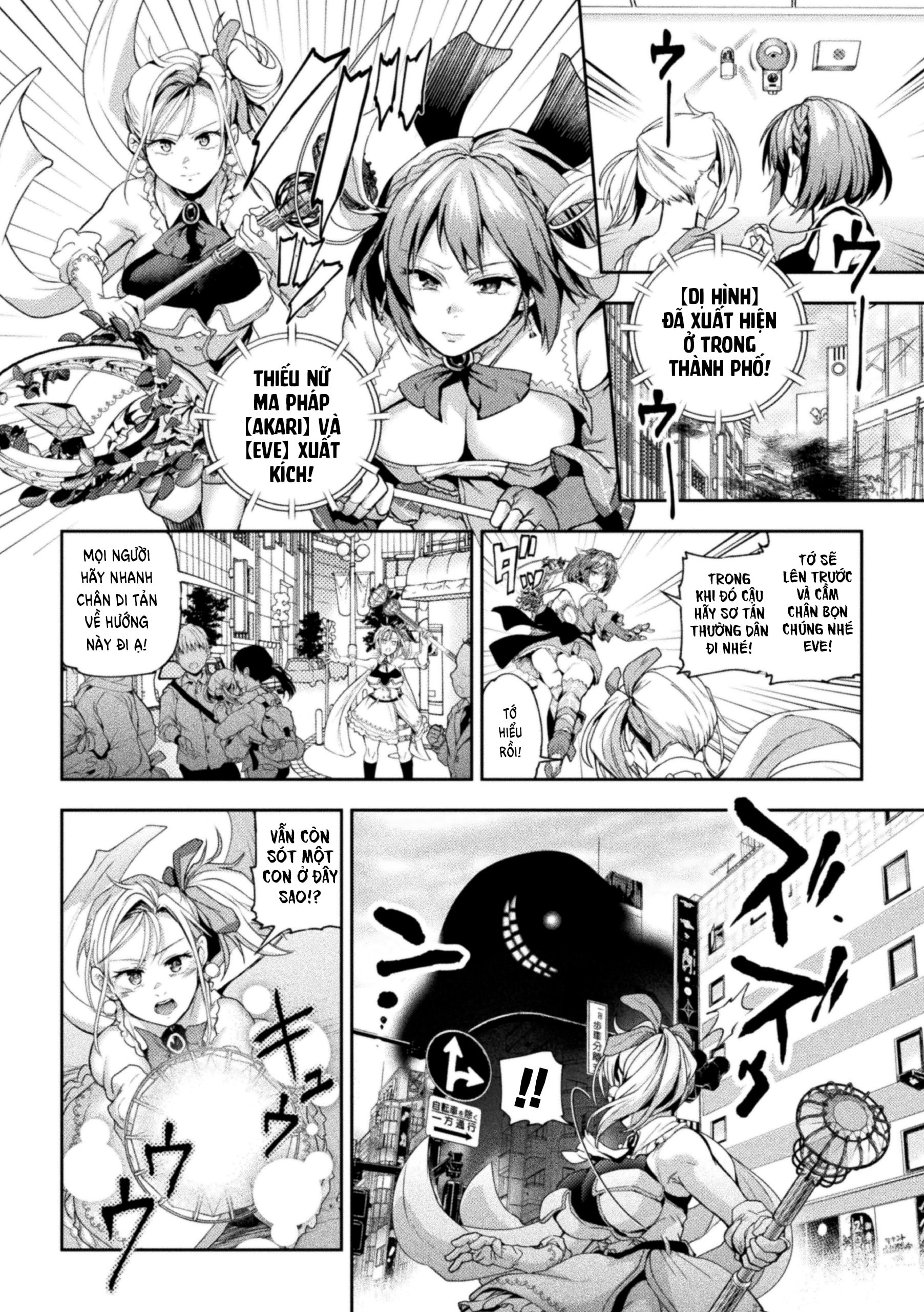 HentaiVN.net - Ảnh 22 - Khi hai Thiếu nữ Ma pháp Hôn nhau - Chap 2