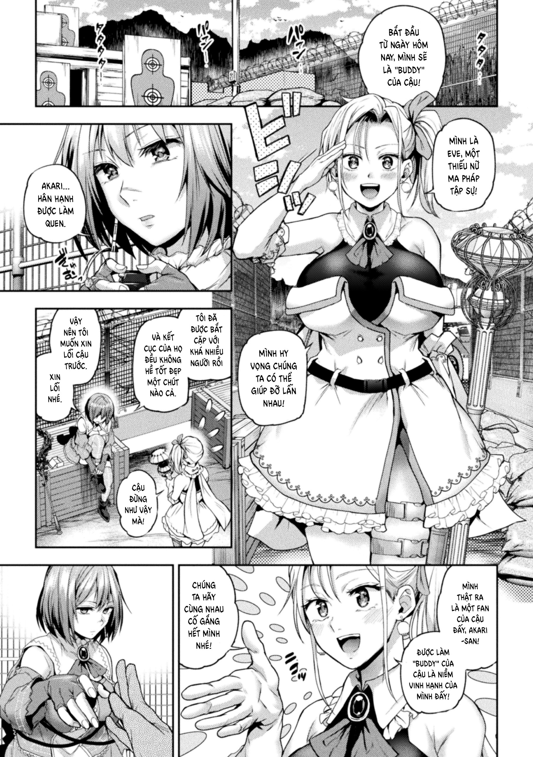 HentaiVN.net - Ảnh 3 - Khi hai Thiếu nữ Ma pháp Hôn nhau - Chap 2